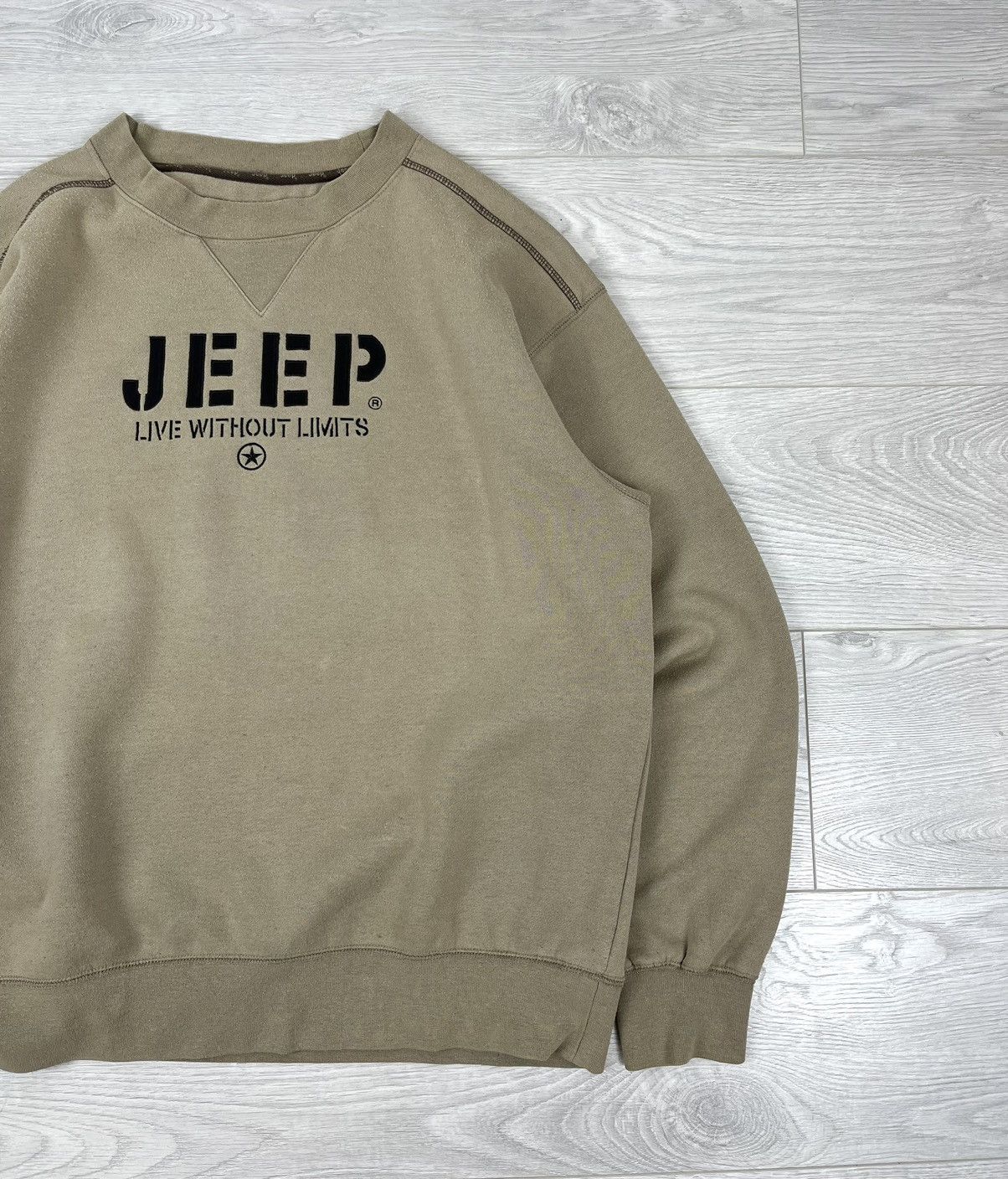 Jeep × Vintage Jeep Vintage 00s Logo Racing Sweatshirt Size US L / EU 52-54 / 3 - 2 Thumbnail