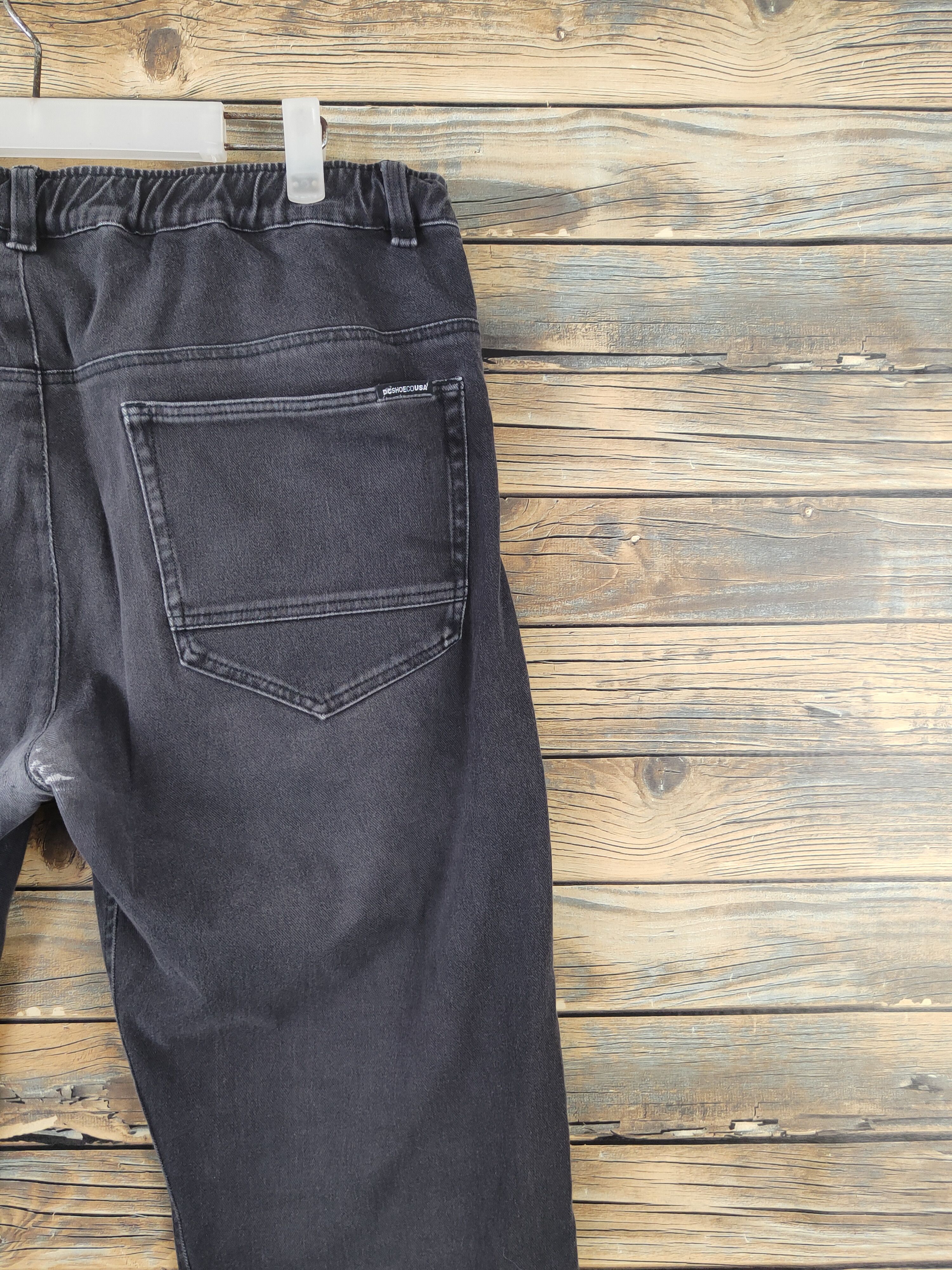 DC Dcshoecousa Black Distressed Soft denim Jeans #W1860 Size US 34 / EU 50 - 12 Thumbnail