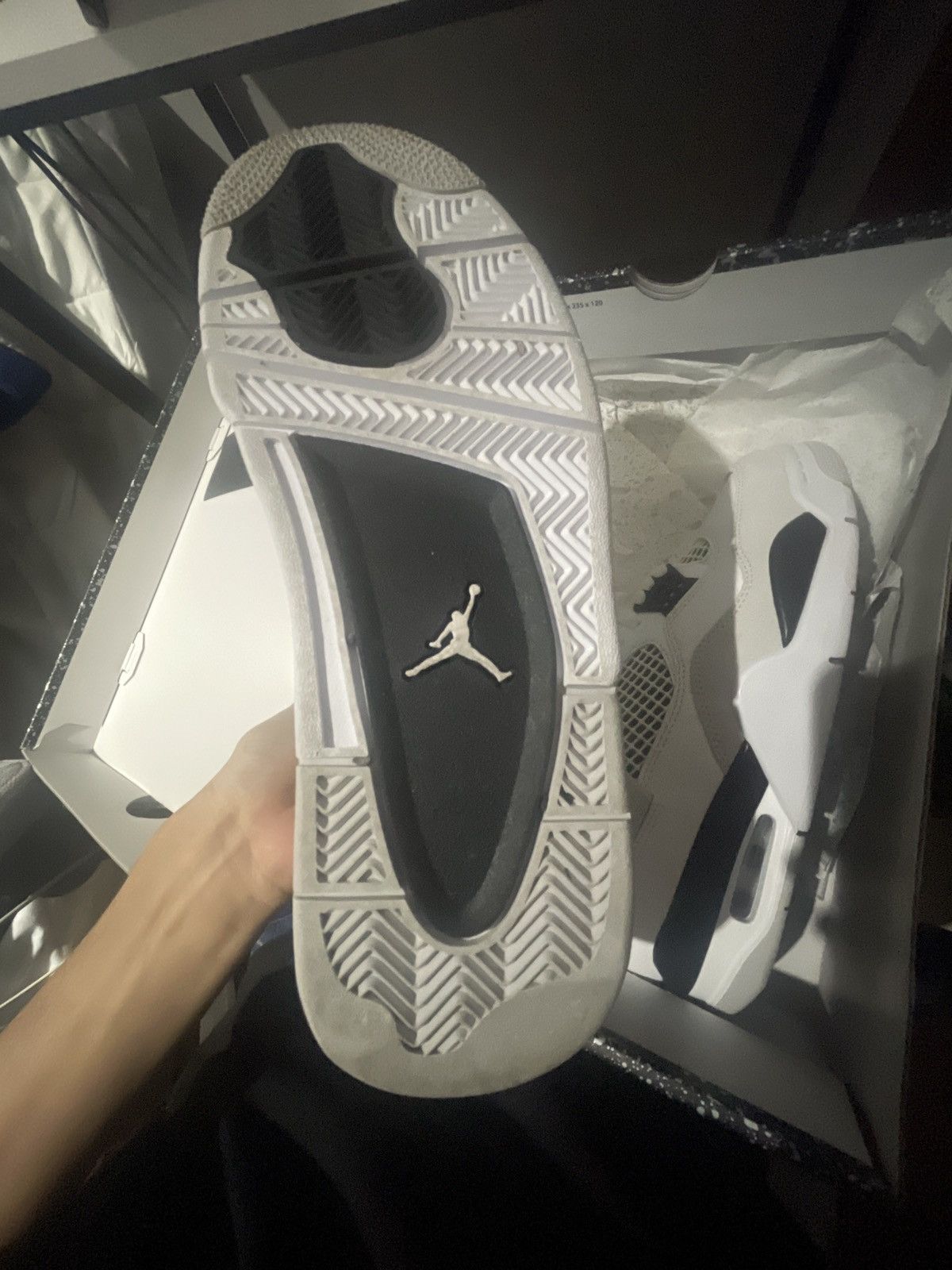 Jordan Brand Jordan military black 4s Size US 7 / EU 40 - 2 Thumbnail