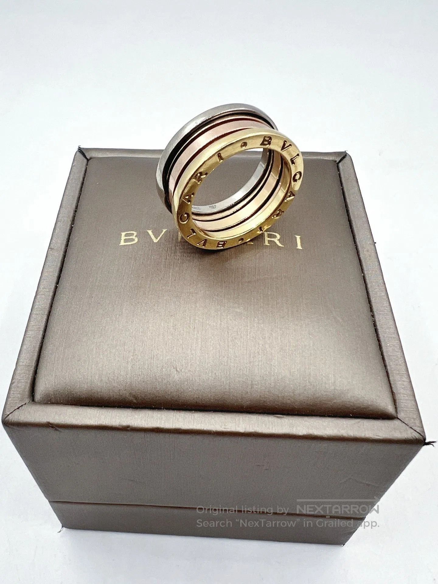 Bvlgari Bvlgari B.Zero1 Tricolor Ring. Size ONE SIZE - 4 Thumbnail