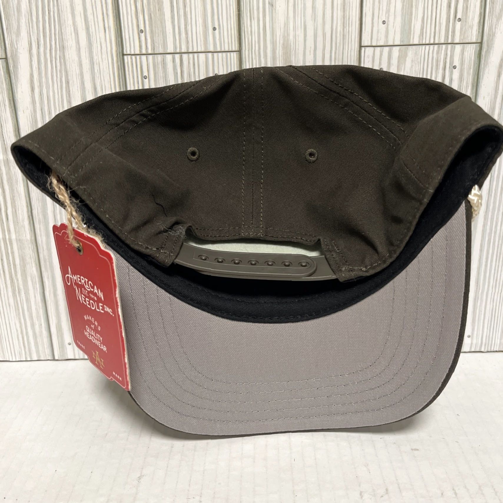 American Needle Smokey The Bear Hat Cap Snap Back Rope Only You Can Prevent Forest Fires Brown Size ONE SIZE - 6 Thumbnail