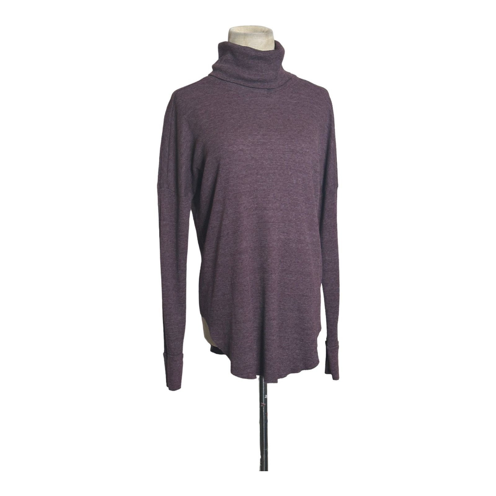 Michael Stars Michael Stars maroon long sleeves turtle neck sweater XS Size XS / US 0-2 / IT 36-38 - 9 Thumbnail