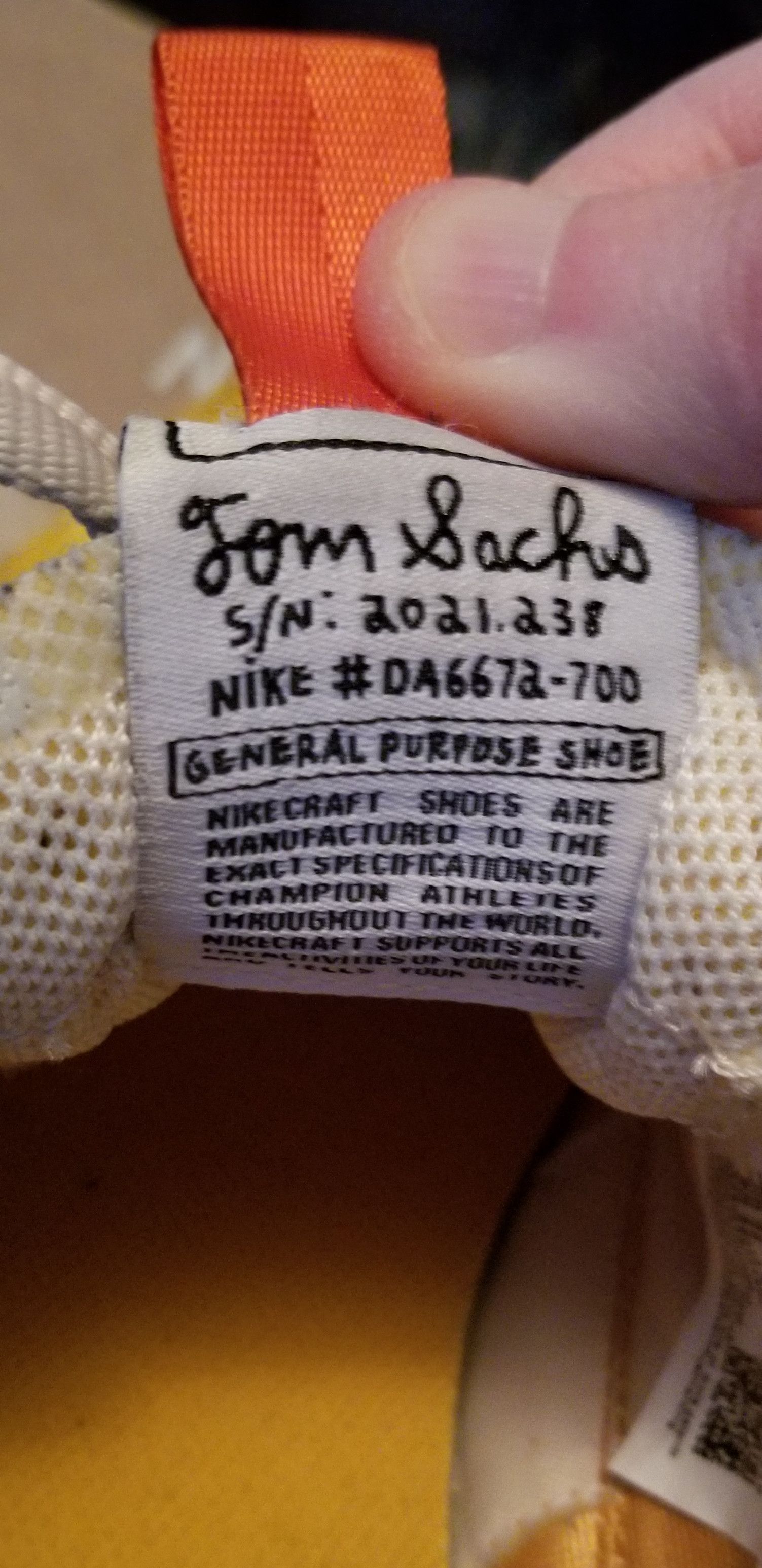 Nike × Tom Sachs Nike x Tom Sachs General Purpose Shoe GPS Yellow Dark Sulfur Size US 10 / EU 43 - 10 Thumbnail