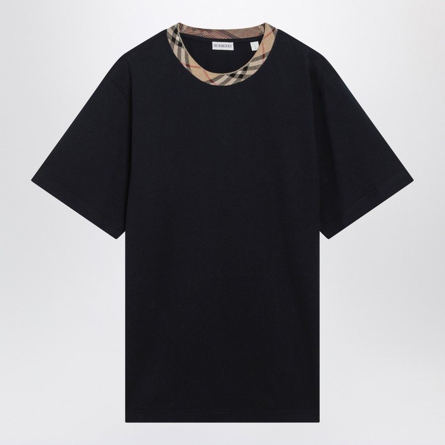 Burberry o1d2blof0226 Check T-Shirt in Navy Size US XXL / EU 58 / 5 - 1 Thumbnail