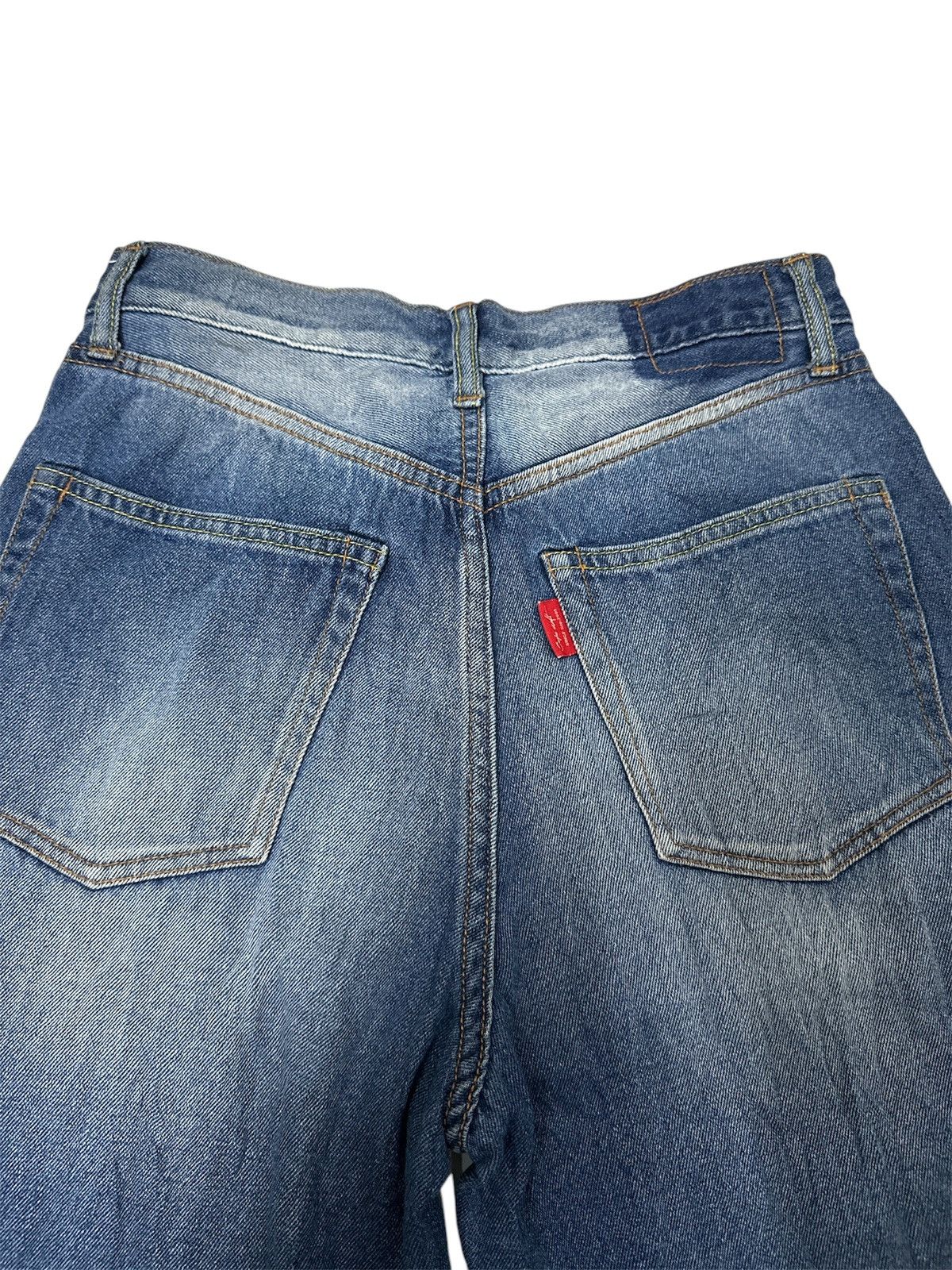 Rick Owens 2000s Cepo Craft Baggy Flare Jeans Y2K Jnco Goa Lgb Style Size US 28 / EU 44 - 7 Thumbnail