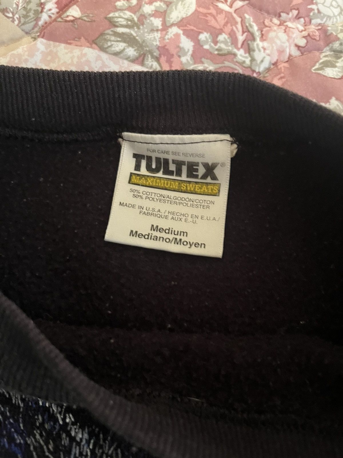 Tultex × Vintage Vintage 90s Adult Grey Wolf Animal Crewneck Sweatshirt Size US M / EU 48-50 / 2 - 4 Thumbnail