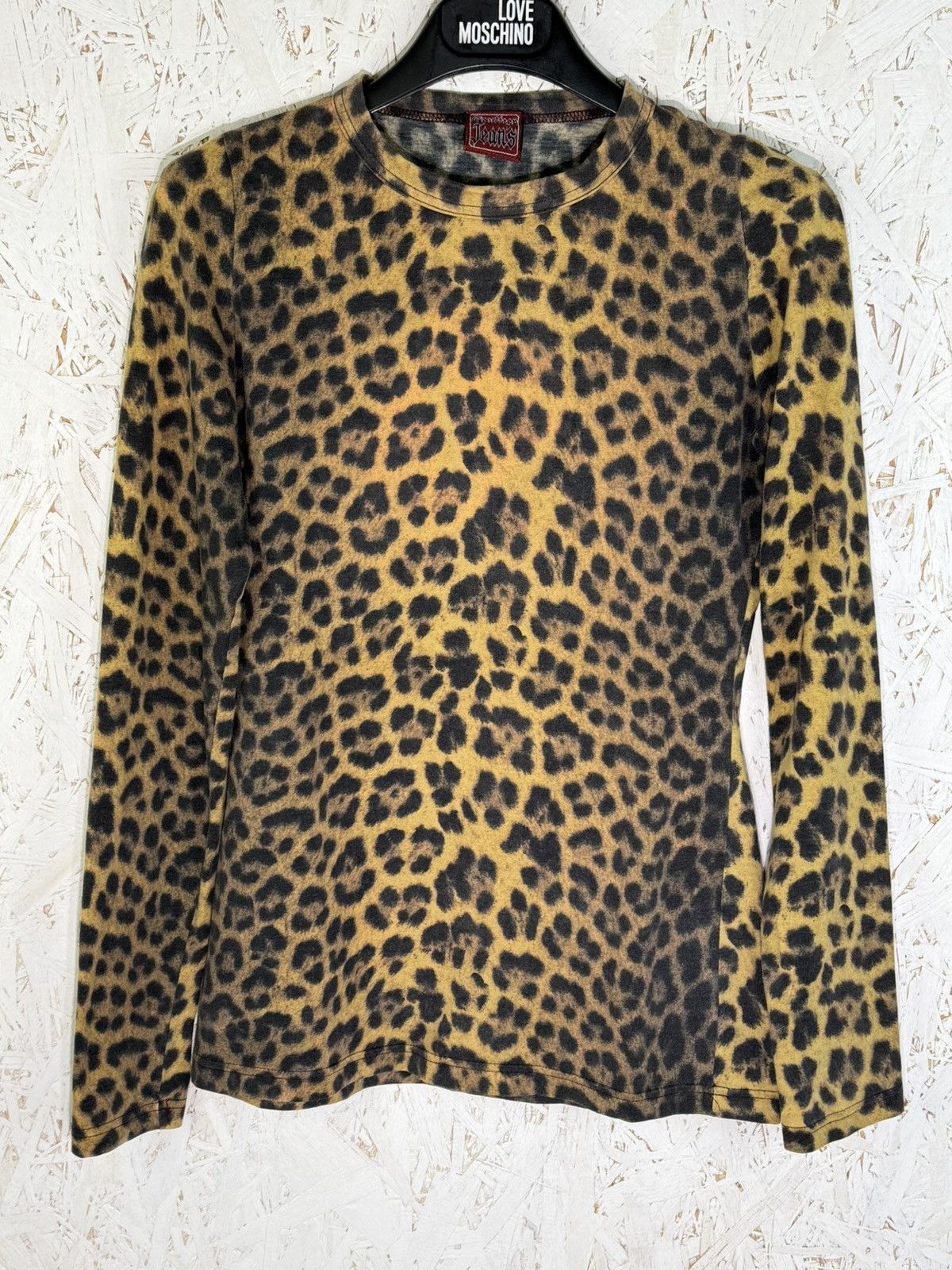 Jean Paul Gaultier Vintage Jean Paul Gaultier Leopard Print Long Sleeve 40 ~M Size M / US 6-8 / IT 42-44 - 1 Thumbnail