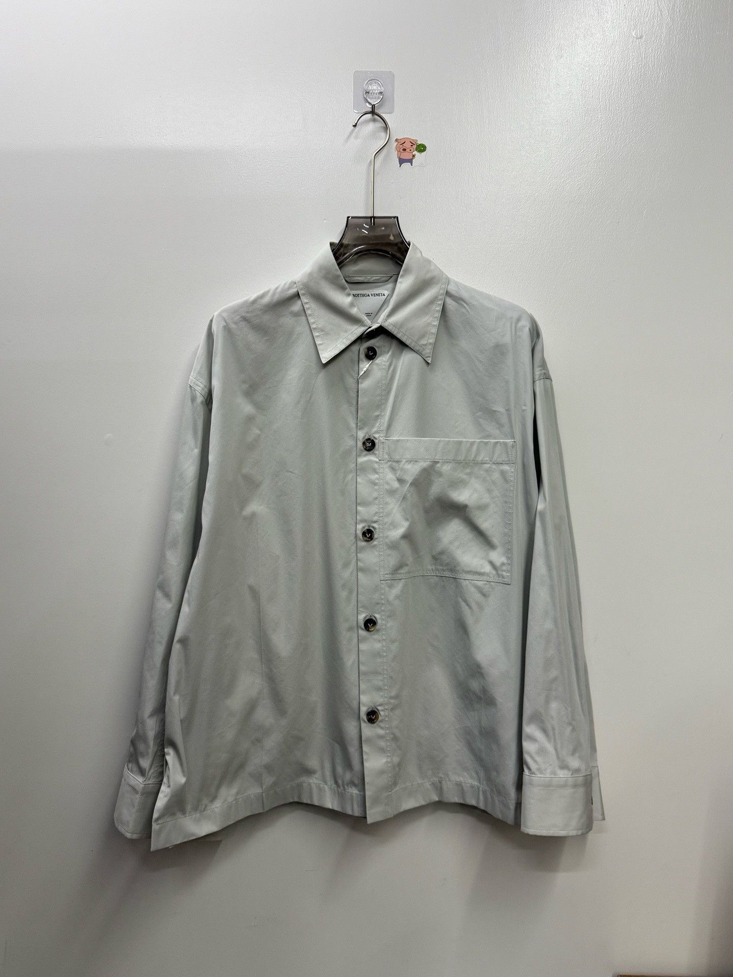 Bottega Veneta Bottega Veneta White Shirt 44 Men Size US L / EU 52-54 / 3 - 1 Thumbnail