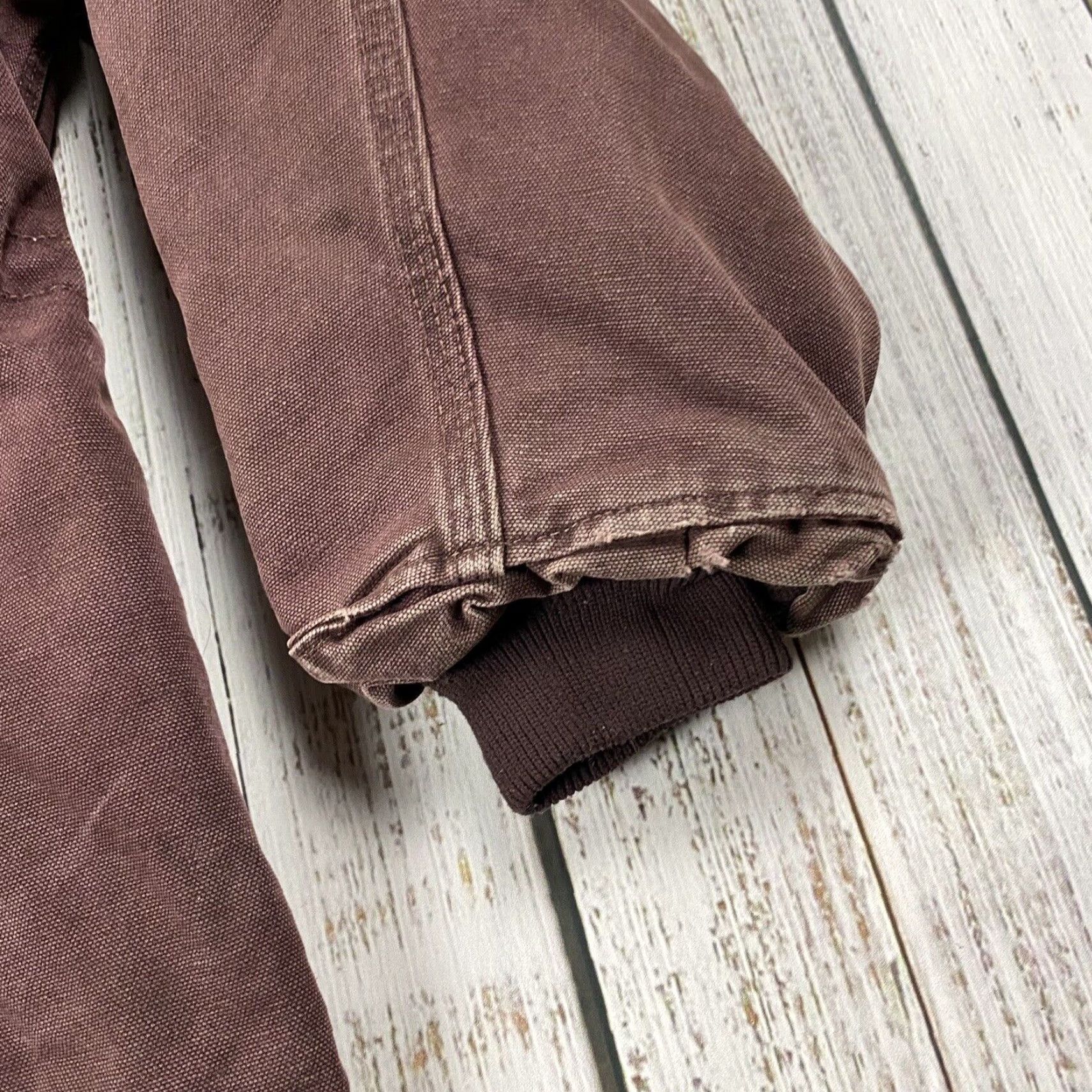 Carhartt VTG Carhartt Jacket 2XL 2XL Mens Brown Quilted Long Coat Workwear Chore Barn C08 1998 90s Reg Cotton Canvas Zip Snap Size US XXL / EU 58 / 5 - 4 Thumbnail