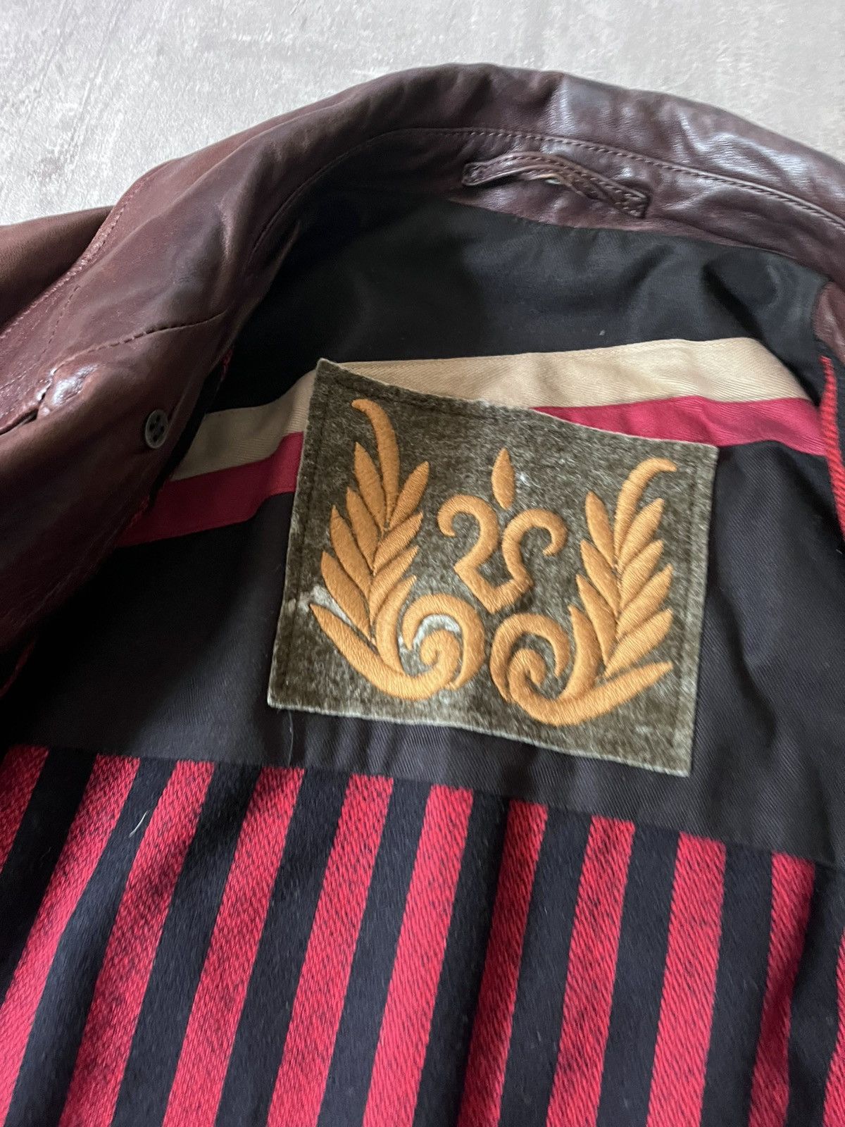 Dries Van Noten Dries Van Noten Vintage red leather coat Size US L / EU 52-54 / 3 - 16 Thumbnail