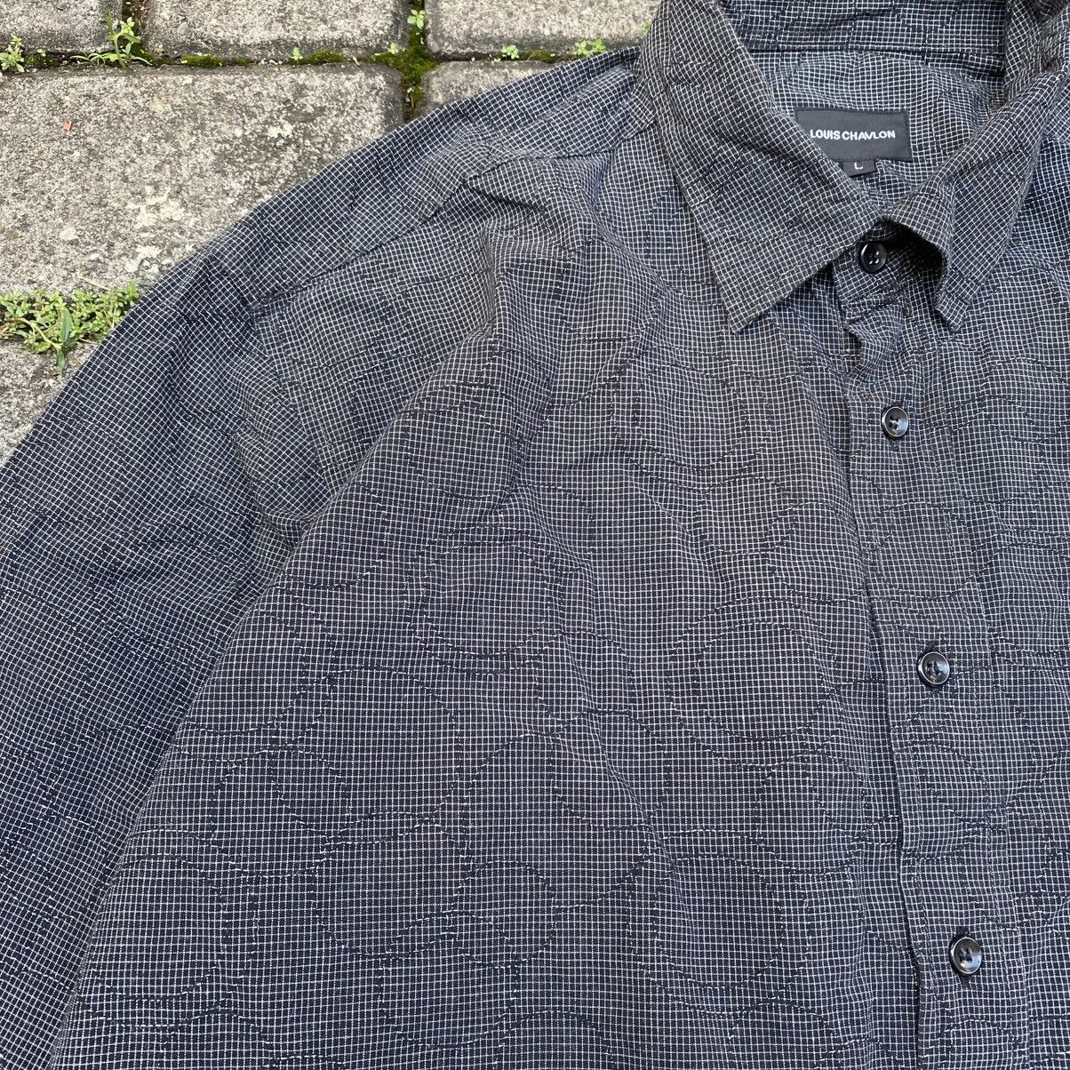 Issey Miyake 2000s Luis Chavlon Dark Grey Button Up Shirt Size US M / EU 48-50 / 2 - 4 Thumbnail