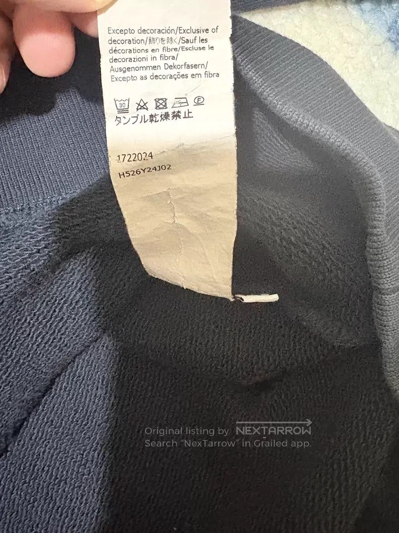 Loewe Loewe Embroidered Letter Logo Sweatshirt, Navy Blue Size M / US 6-8 / IT 42-44 - 7 Thumbnail