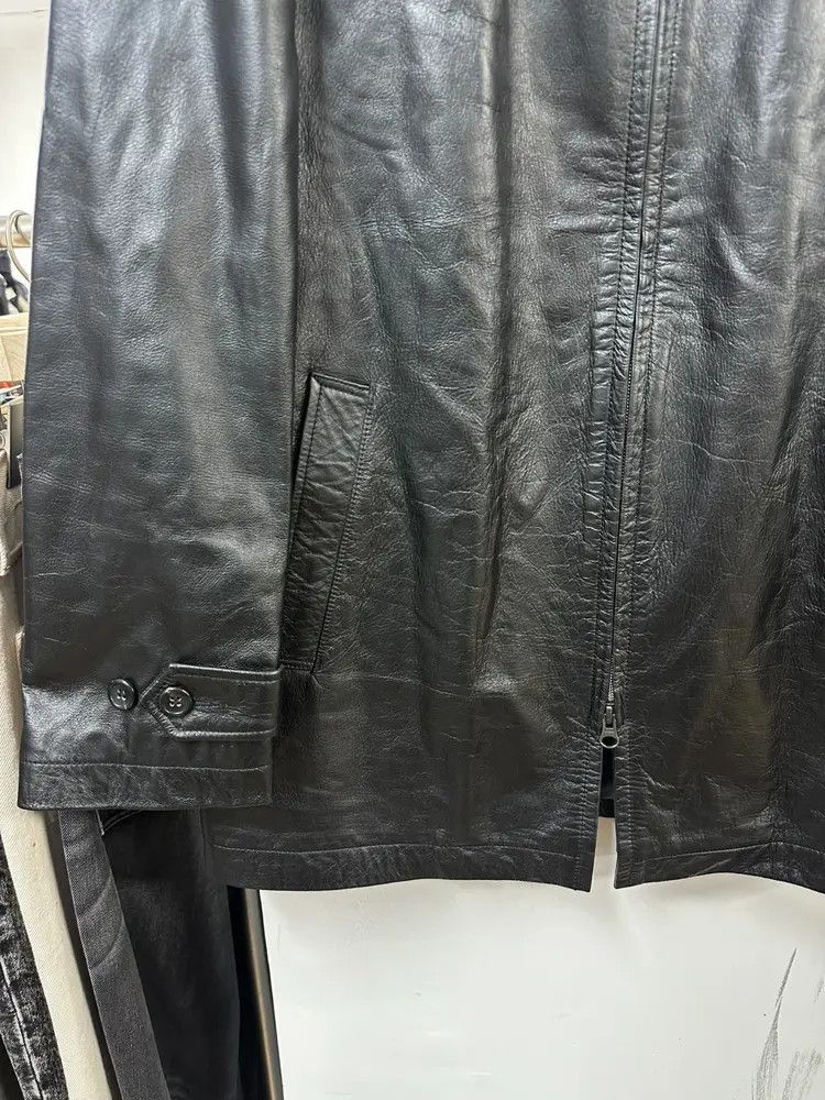 Yohji Yamamoto Yohji Yamamoto Y's AAR Leather Work Jacket Mojos916929 Size US M / EU 48-50 / 2 - 6 Thumbnail