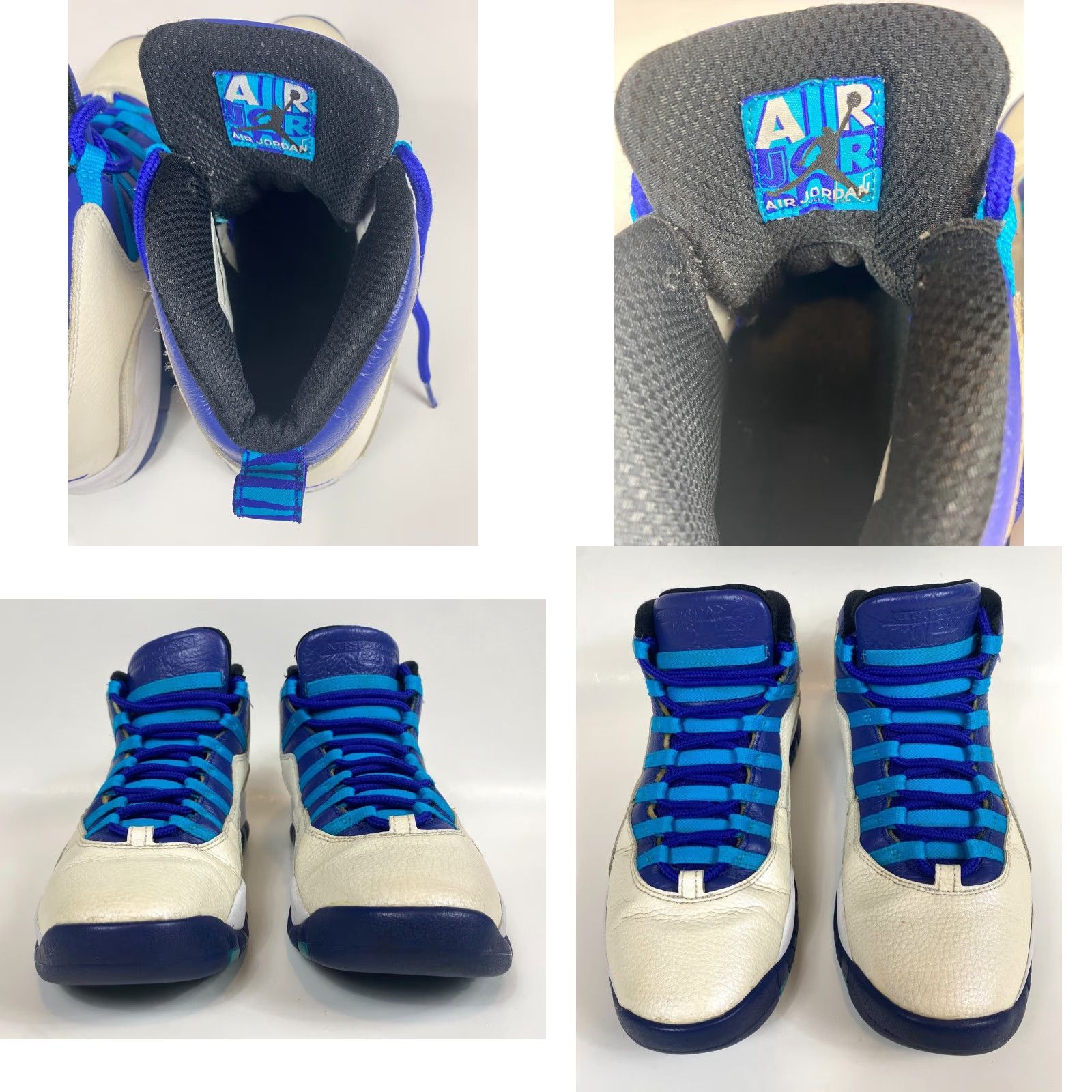 Jordan Brand Nike Air Jordan 10 Retro Charlotte Hornets 2016 Sz 9 Mens Shoe Basketball Sneaker 310805-107 White Retro 2016 Size US 8 / EU 41 - 8 Thumbnail