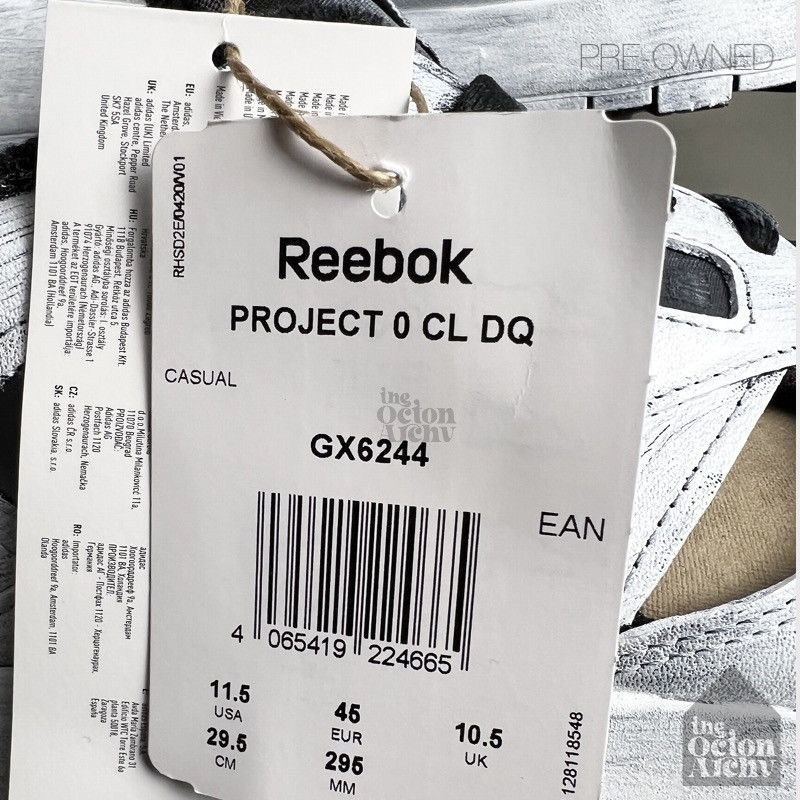 Maison Margiela × Reebok Maison Margiela x Reebok Classic Leather Tabi DQ 'Whiteout' Size US 11.5 / EU 44-45 - 11 Thumbnail