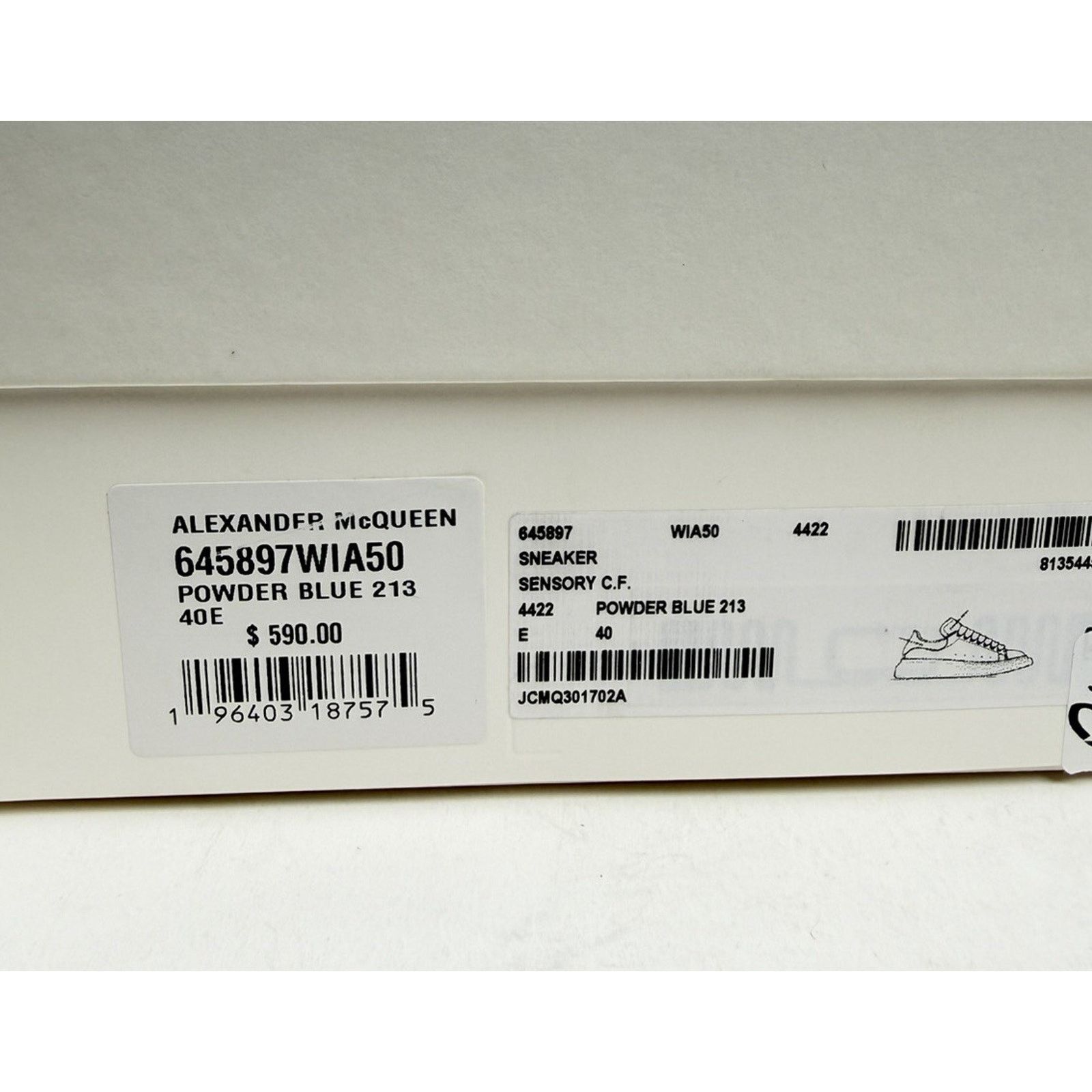 Alexander McQueen Size 7US - Alexander McQueen Oversized Powder Blue NEW Size US 7 / EU 40 - 10 Thumbnail