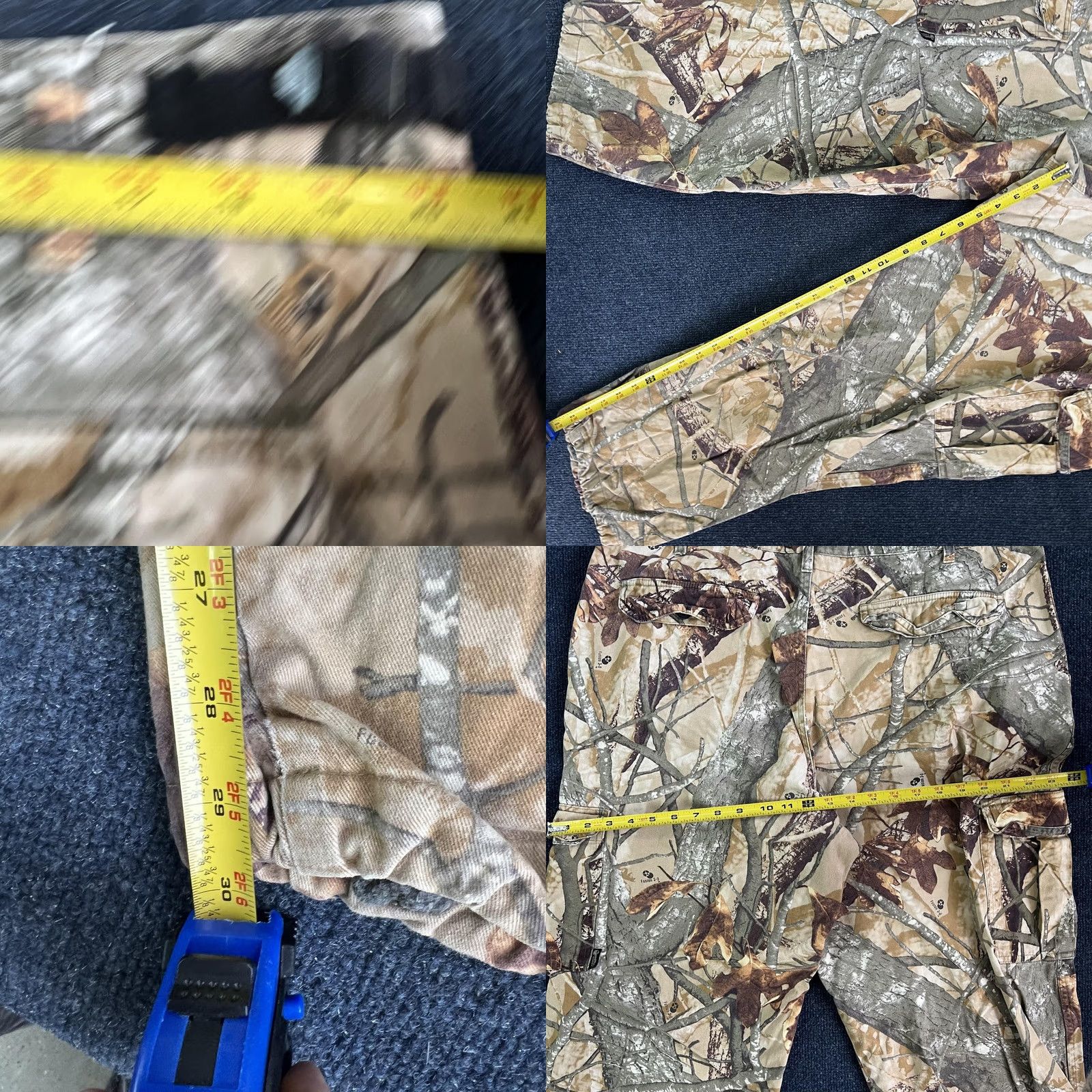 Vintage Outfitters Ridge Camo Cargo Pants Men XL Size US 36 / EU 52 - 8 Thumbnail