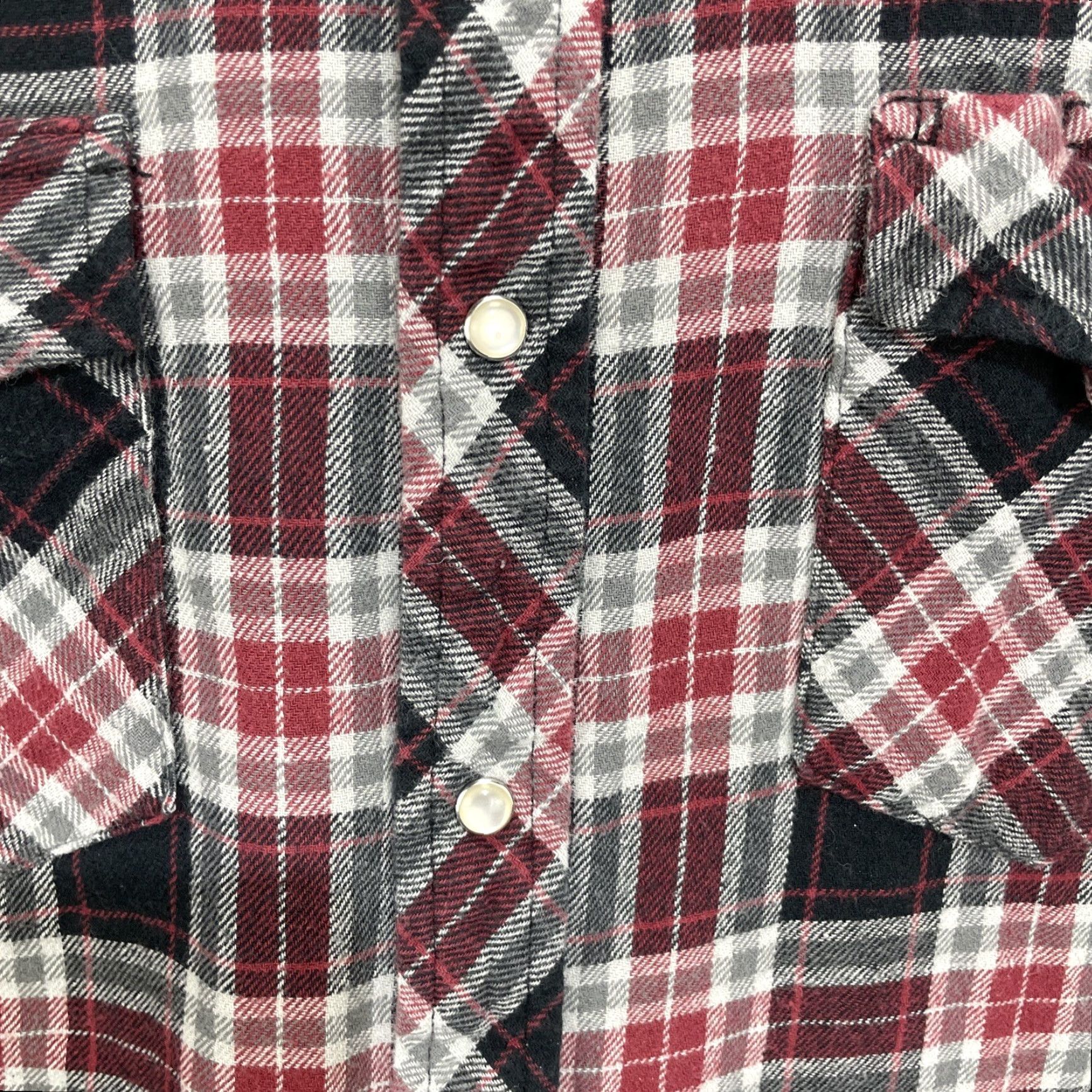 Wrangler Wrangler Shirt Mens Large Flannel Red Plaid Pearl Snap Western Rancher Size US L / EU 52-54 / 3 - 7 Thumbnail