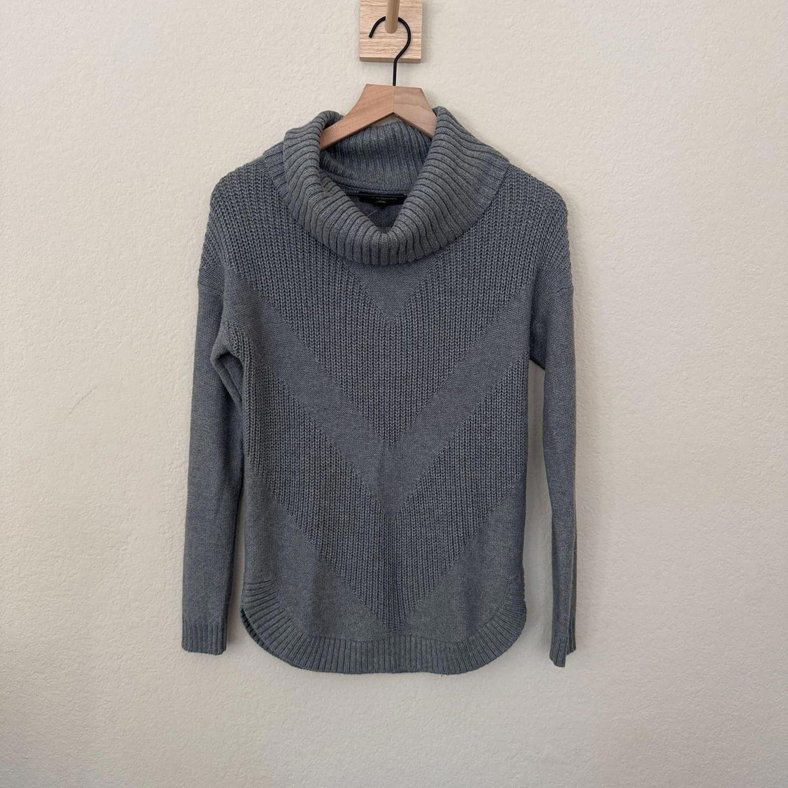 Banana Republic Banana Republic Gray Turtleneck Sweater Cotton Womens XS NWT Size XS / US 0-2 / IT 36-38 - 1 Thumbnail