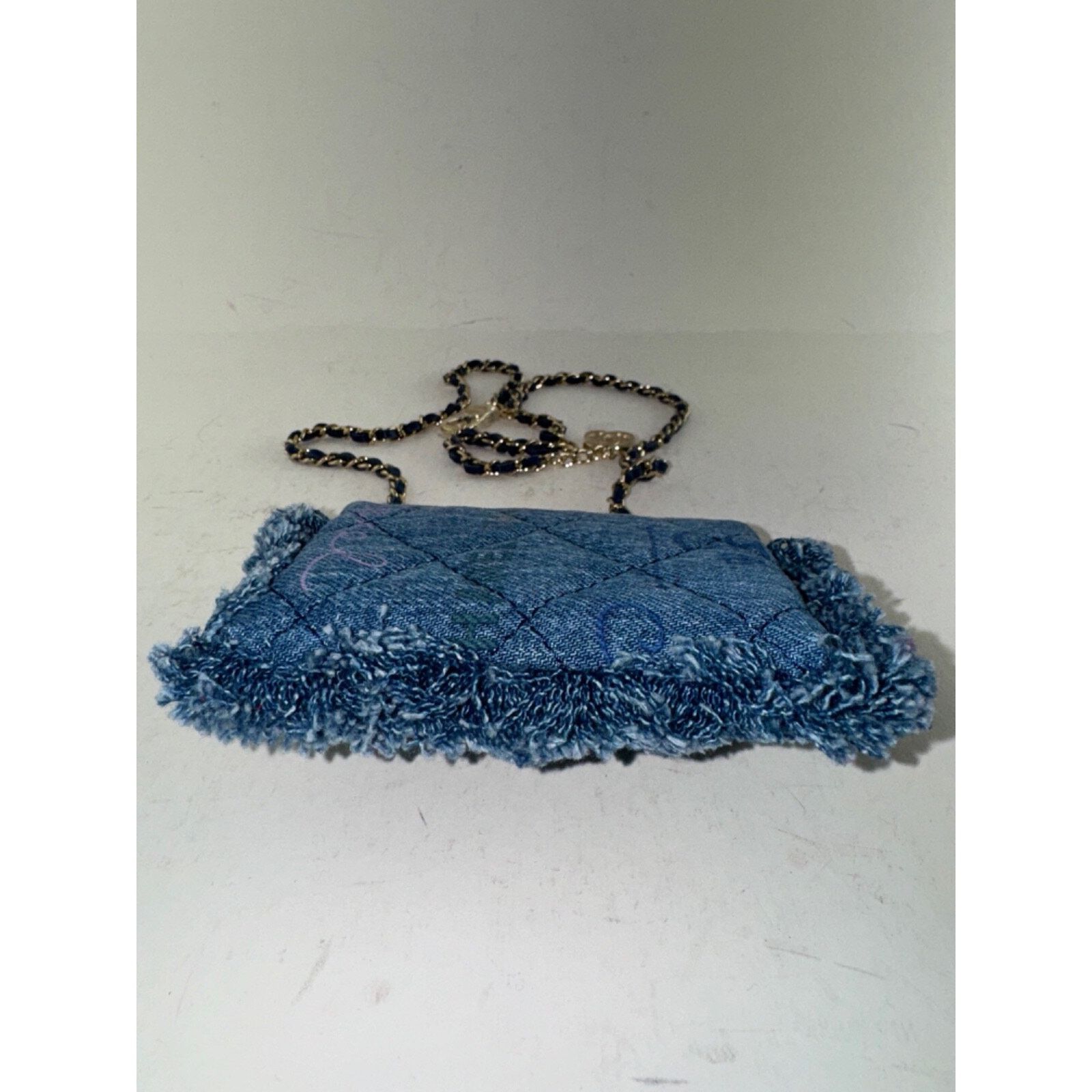 Chanel Chanel Black Pink CC Logo Frayed Credit Card Belt Bag Size ONE SIZE - 20 Thumbnail