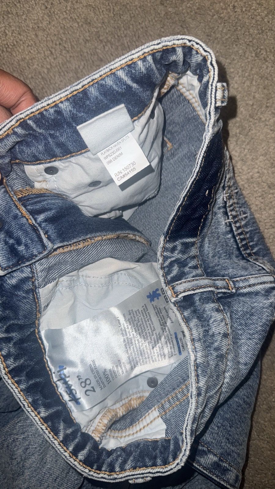 Ksubi Ksubi Women Playback Haven Spilt Denim Size 28" / US 6 / IT 42 - 7 Thumbnail