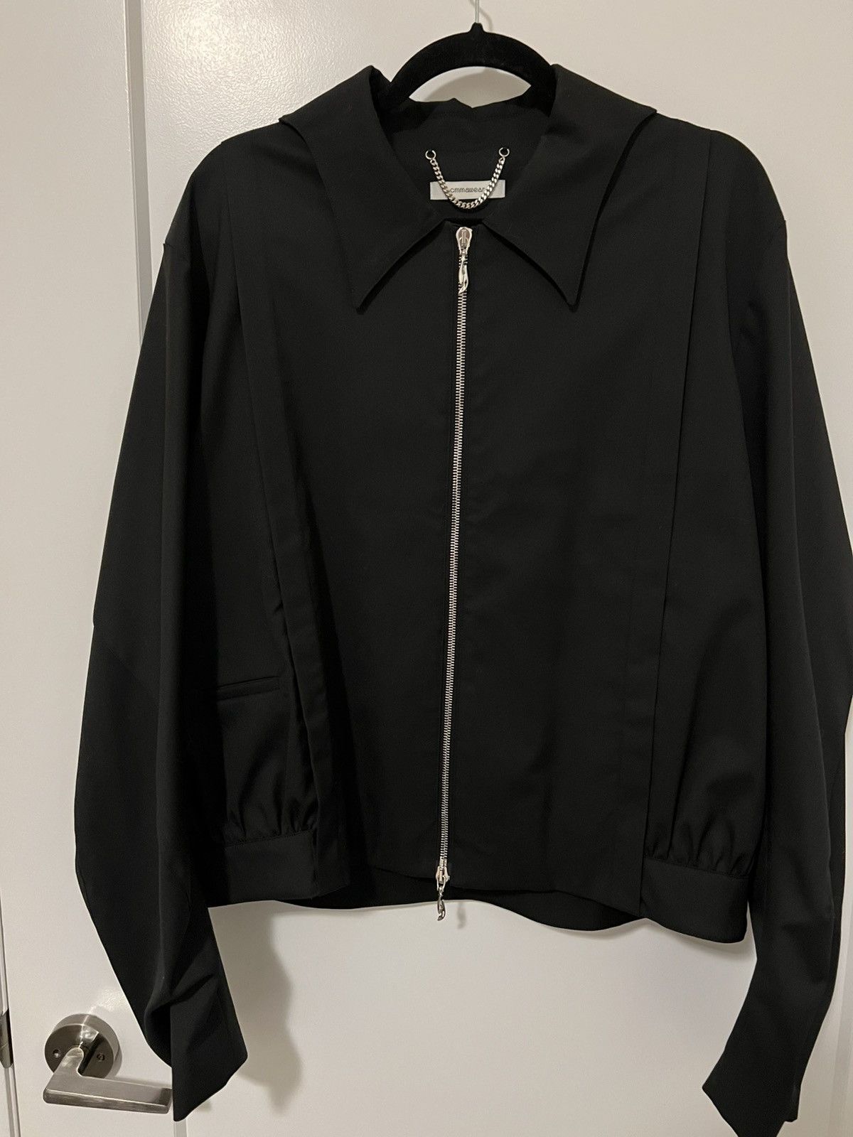CMMAWEAR CMMAWEAR Black Batwing Piercing Jacket | Grailed