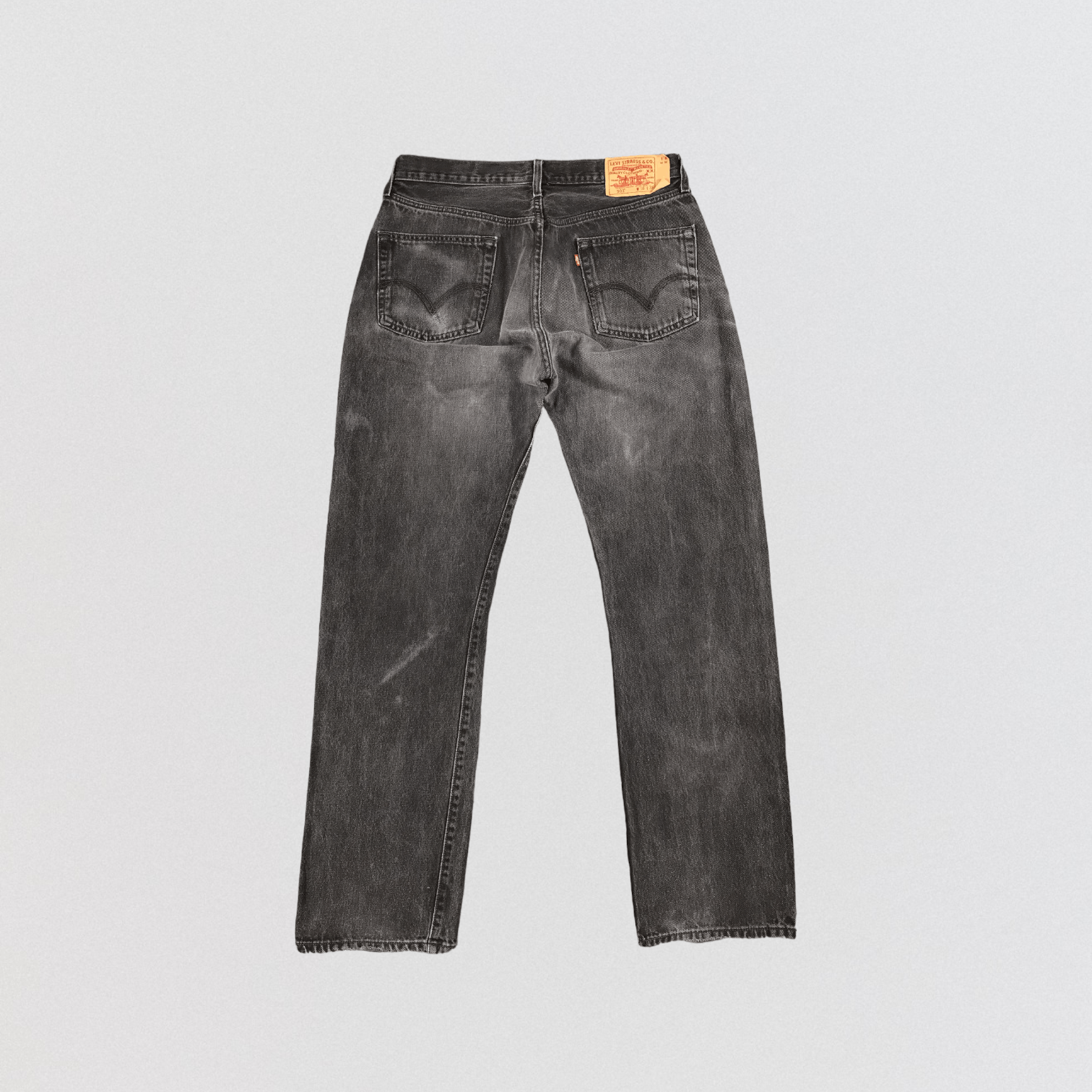 Vintage 90s Faded Black Levis 501 Jeans-JM1646