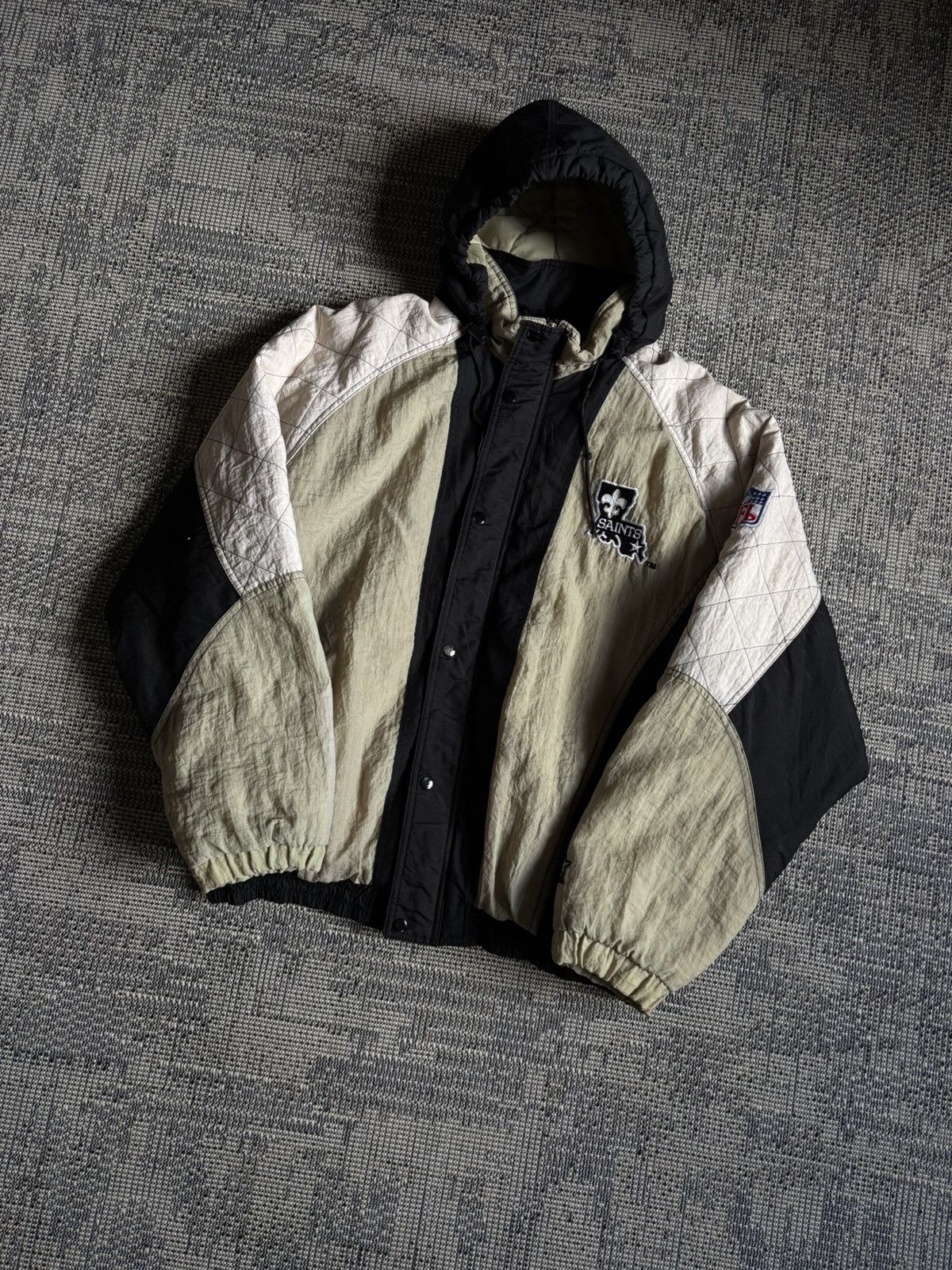 Starter Starter Vintage NFL New Orleans Saint Jacket Size US XL / EU 56 / 4 - 6 Thumbnail