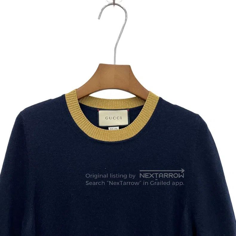 Gucci Gucci Blue gold-edged short sleeves Size XL / US 12-14 / IT 48-50 - 3 Thumbnail