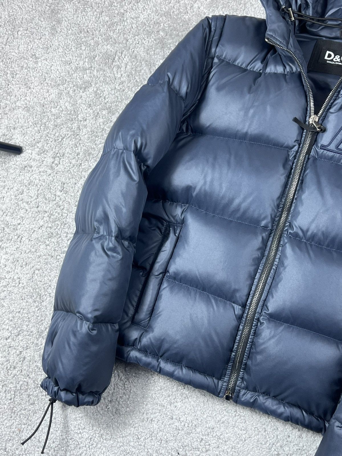 Dolce & Gabbana Dolce & Gabbana DG Shine Blue Puffer Jacket Size US S / EU 44-46 / 1 - 9 Thumbnail