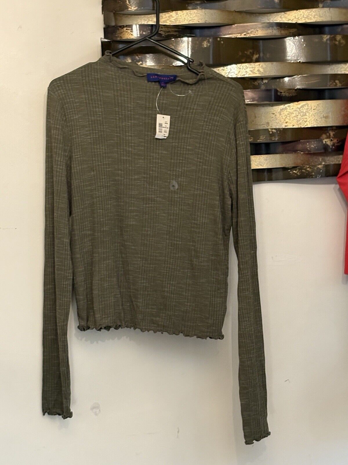 Aeropostale Slouchy long sleeve blouse Size XL / US 12-14 / IT 48-50 - 1 Thumbnail