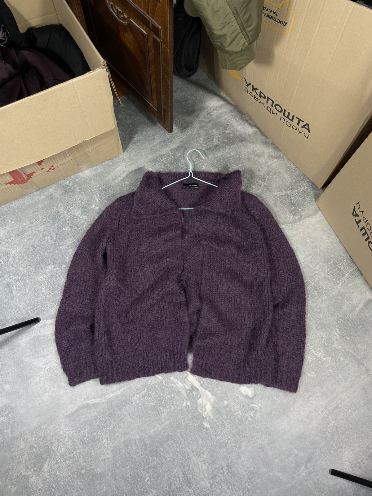 The Kooples The Kooples Show Paris Punk PurpleY2K Furla cardigan sweater Size ONE SIZE - 1 Thumbnail