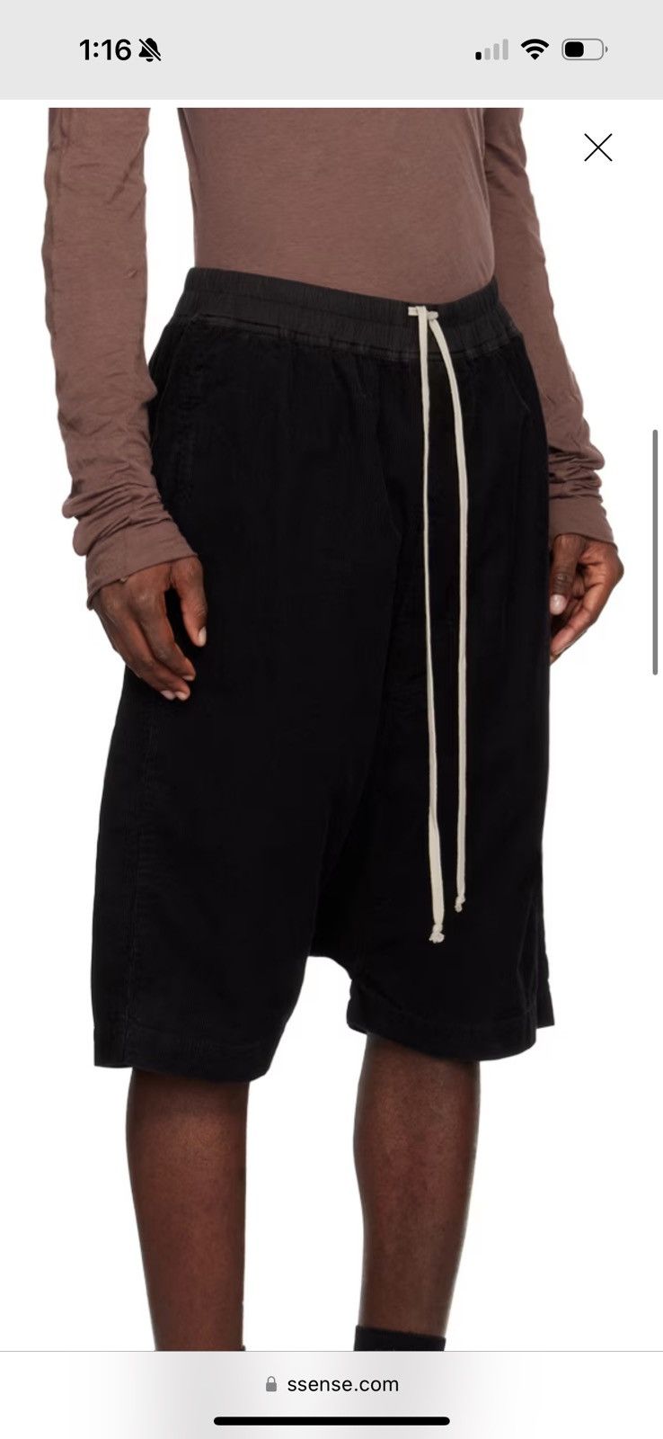 Rick Owens Rick Owens Performa F/W20 Courdory Shorts Size US 34 / EU 50 - 7 Thumbnail