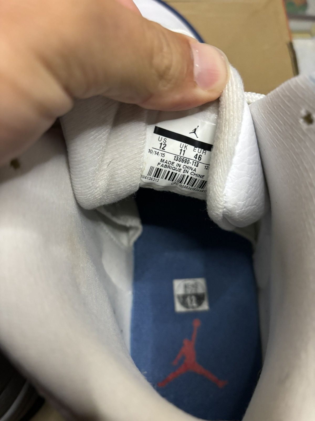 Jordan Brand Jordan Retro 12 ‘French blue’ Size US 12 / EU 45 - 6 Thumbnail