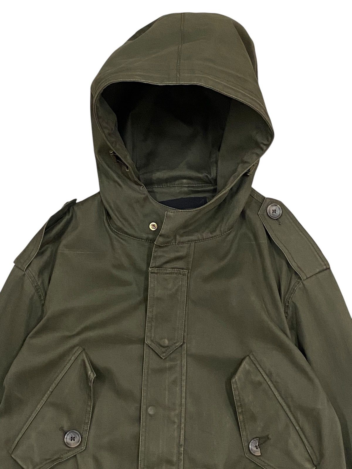 Dolce & Gabbana Dolce & Gabbana D&G Military Green Hooded Parka Jacket Size US S / EU 44-46 / 1 - 5 Thumbnail