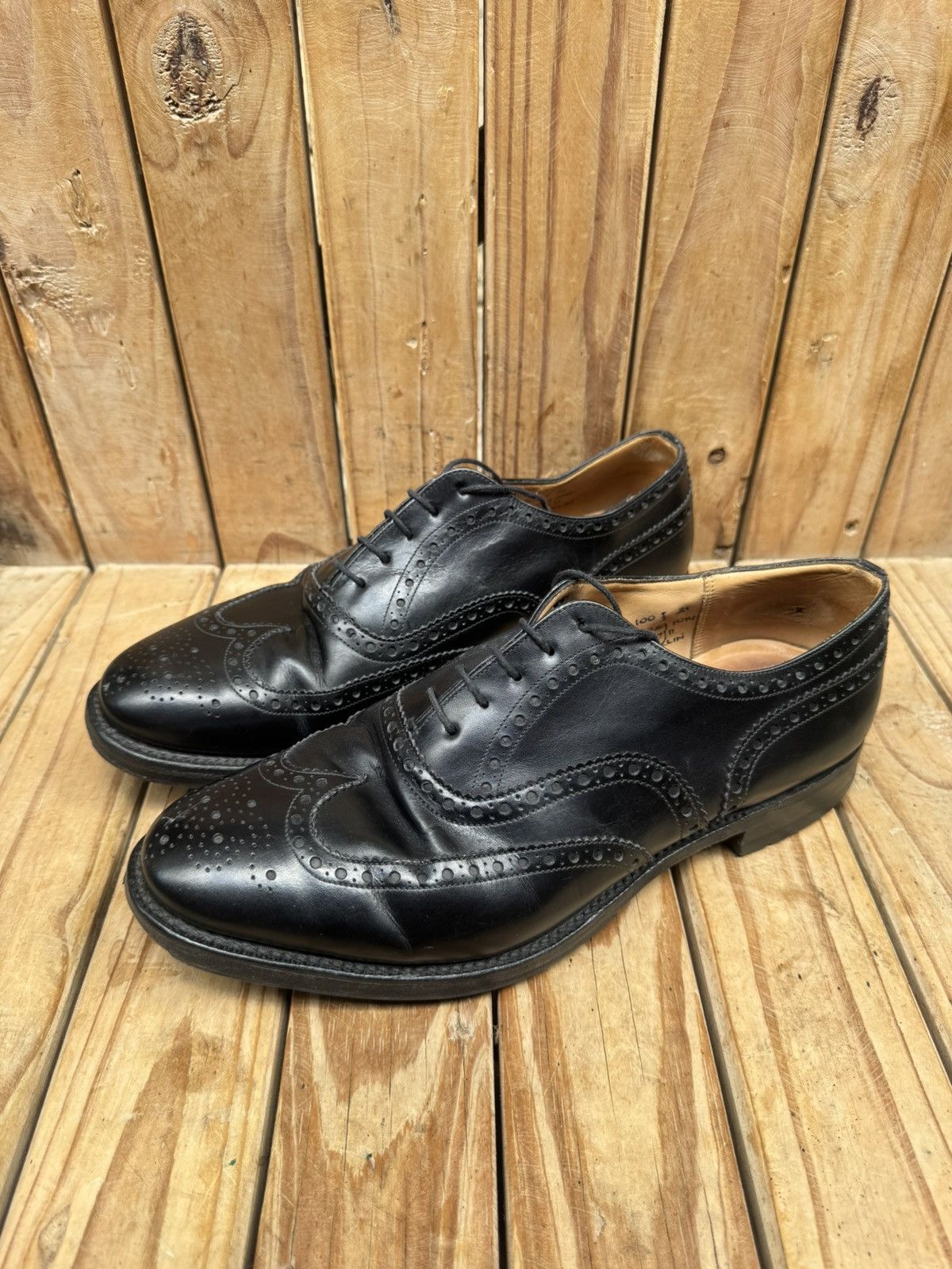 Church's Church’s ‘FRANKLIN’ black wingtip brogue Mens shoes US 11 F Size US 11 / EU 44 - 19 Thumbnail