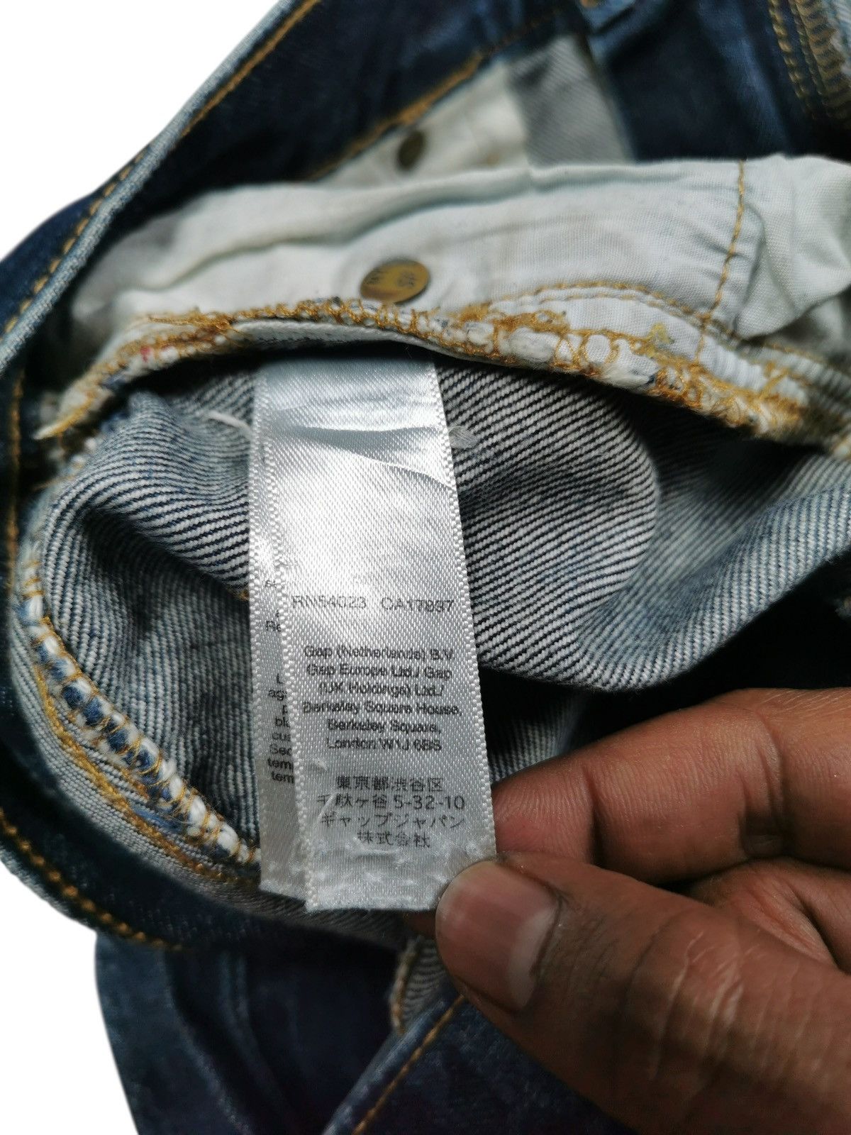 Gap Gap Selvage Premium Straight Jeans Size US 34 / EU 50 - 6 Thumbnail