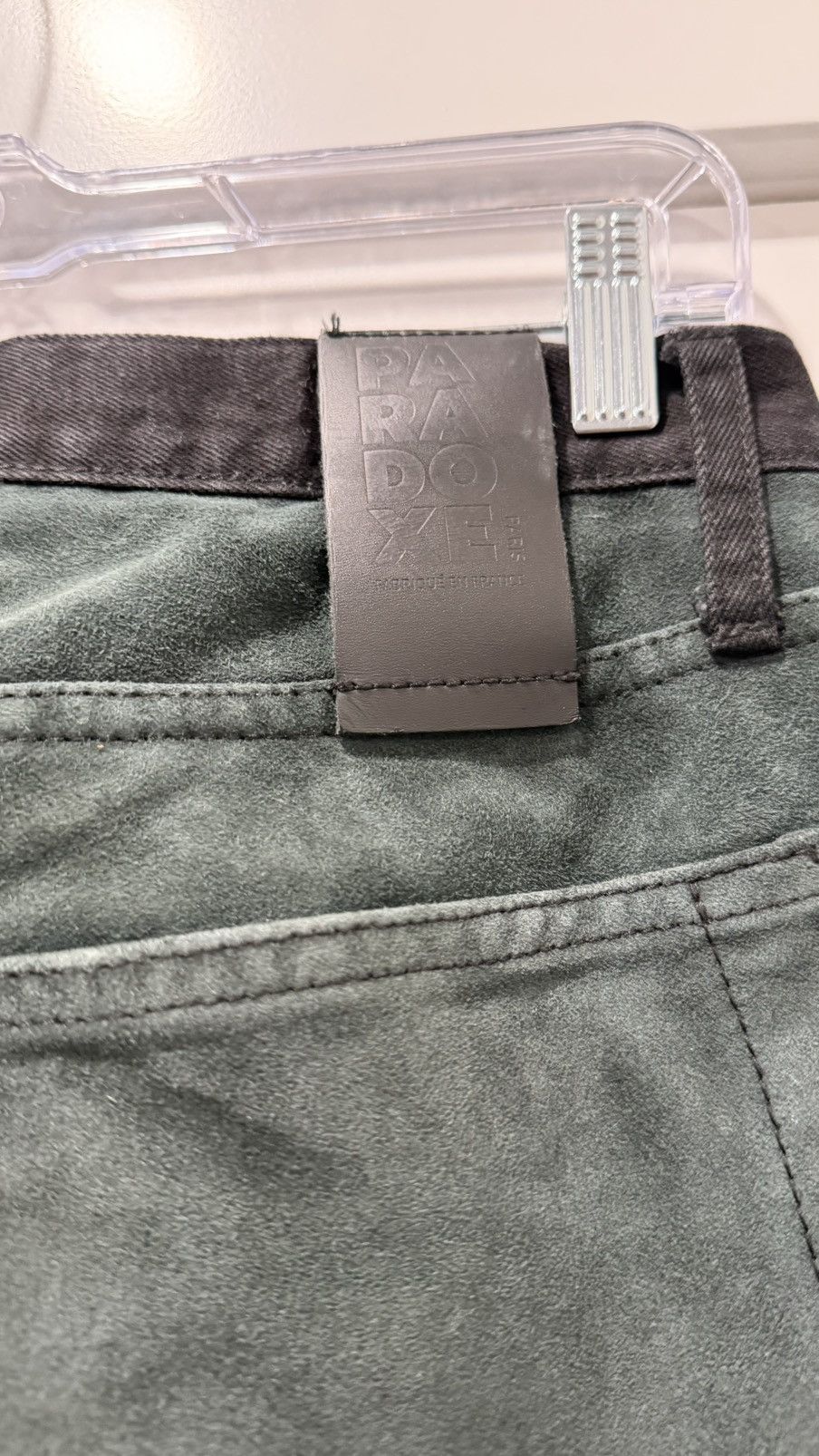 Paradoxe Paris OVERLAID LAMB LEATHER BAGGY JEANS Size US 28 / EU 44 - 9 Thumbnail