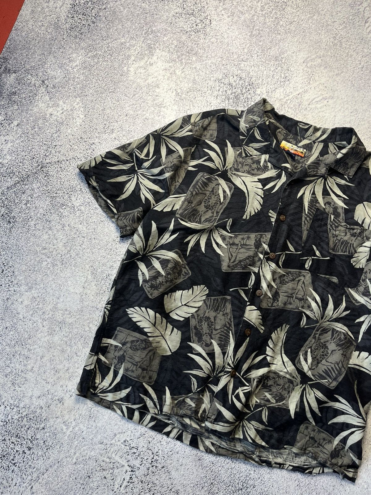 Jams World Vintage 90's Jams World Over Print Hawaiian Shirt Size US XL / EU 56 / 4 - 2 Thumbnail