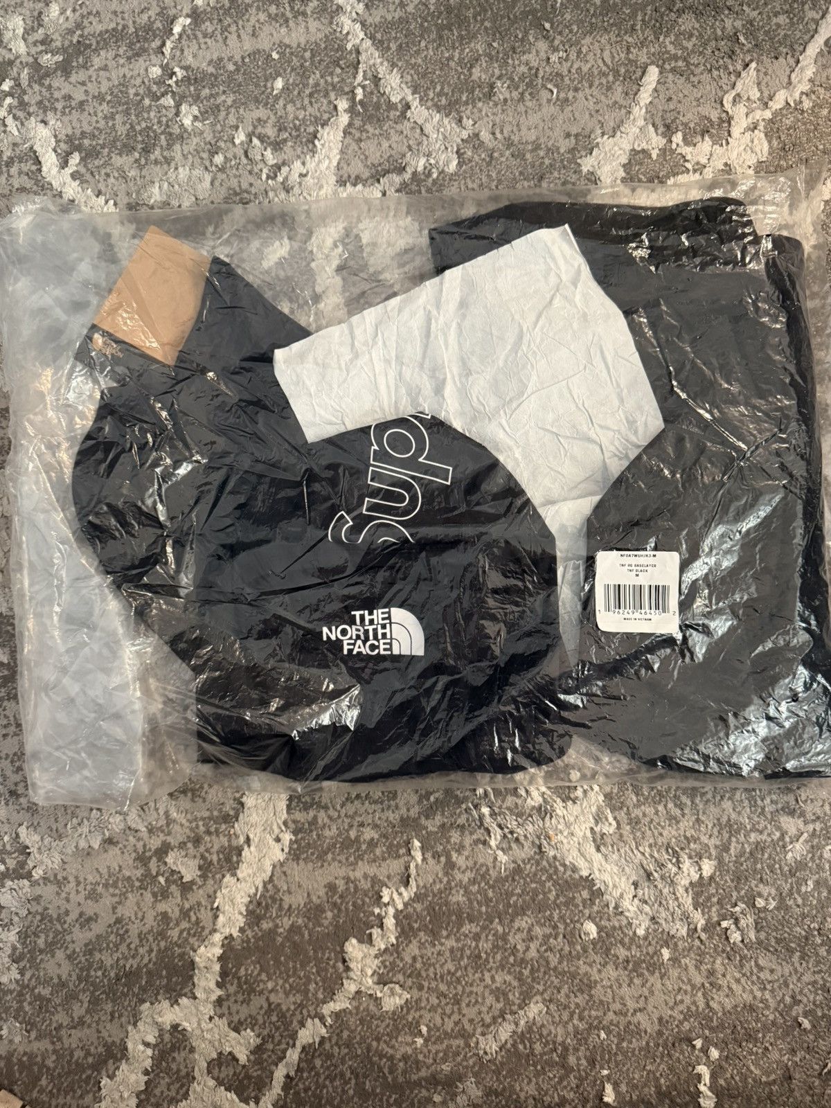 Supreme North Face Baselayer Black