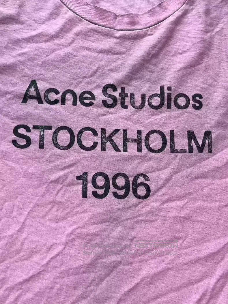 Acne Studios Acne Studios 1996 series retro logo round neck short sleev Size US L / EU 52-54 / 3 - 3 Thumbnail