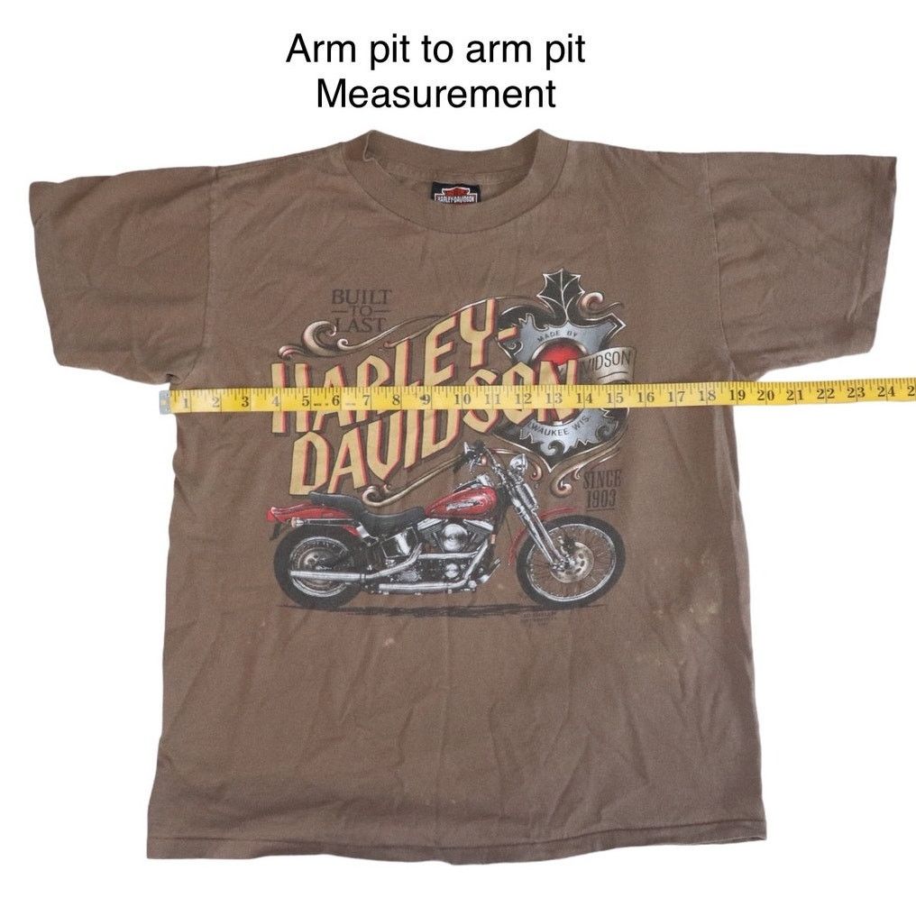 Harley Davidson Vintage 1991 3D Emblem Harley Davidson T-shirt Size Medium Size US M / EU 48-50 / 2 - 5 Thumbnail