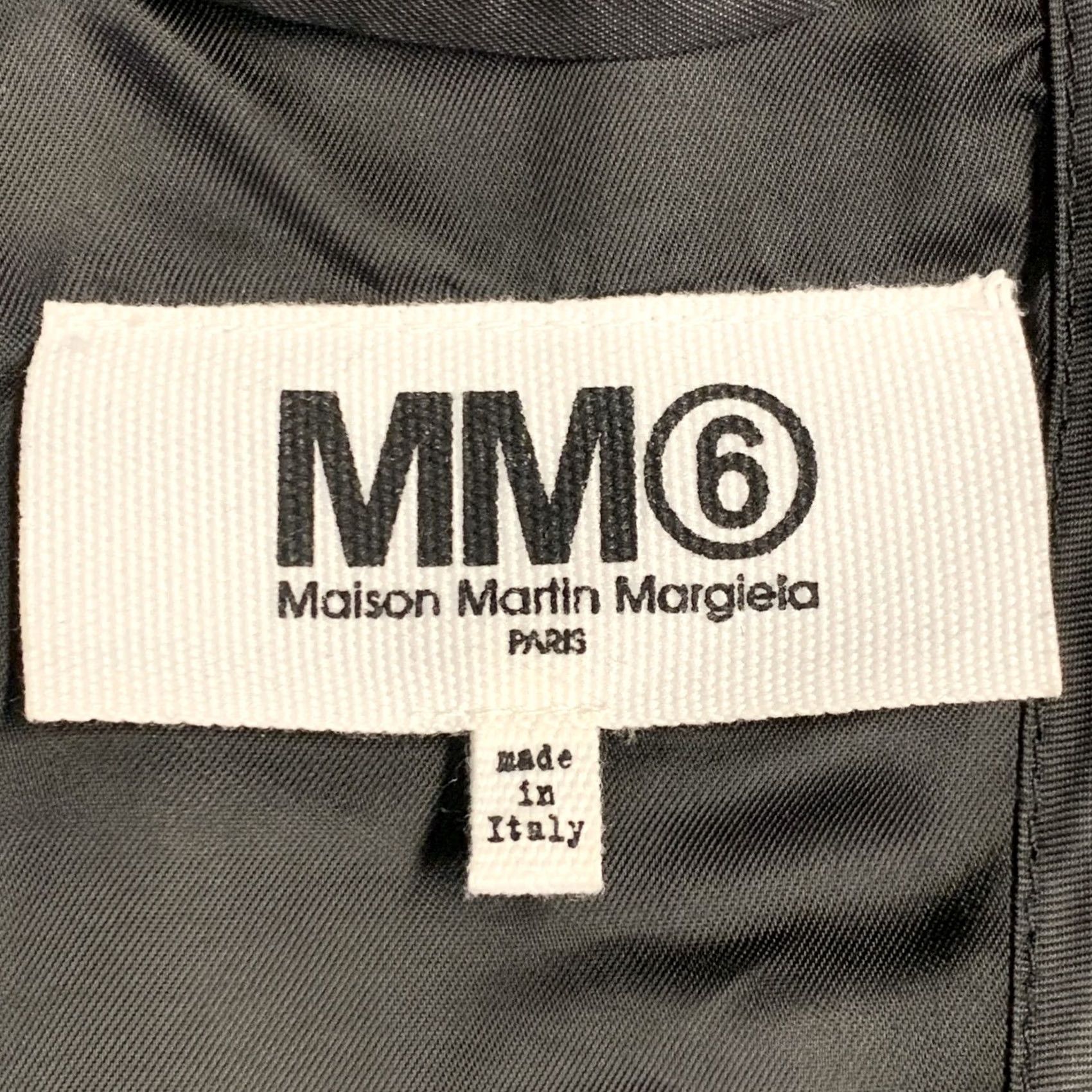 Vintage MM6 MAISON MARGIELA Black Wool Shawl Collar Jacket Blazer Size 2 Size XS / US 0-2 / IT 36-38 - 6 Thumbnail