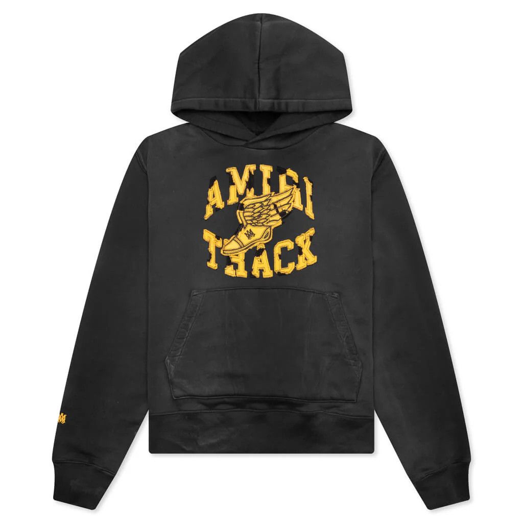 Amiri o1gr1nt0426 Track Hoodie in Black Size US XXL / EU 58 / 5 - 1 Thumbnail