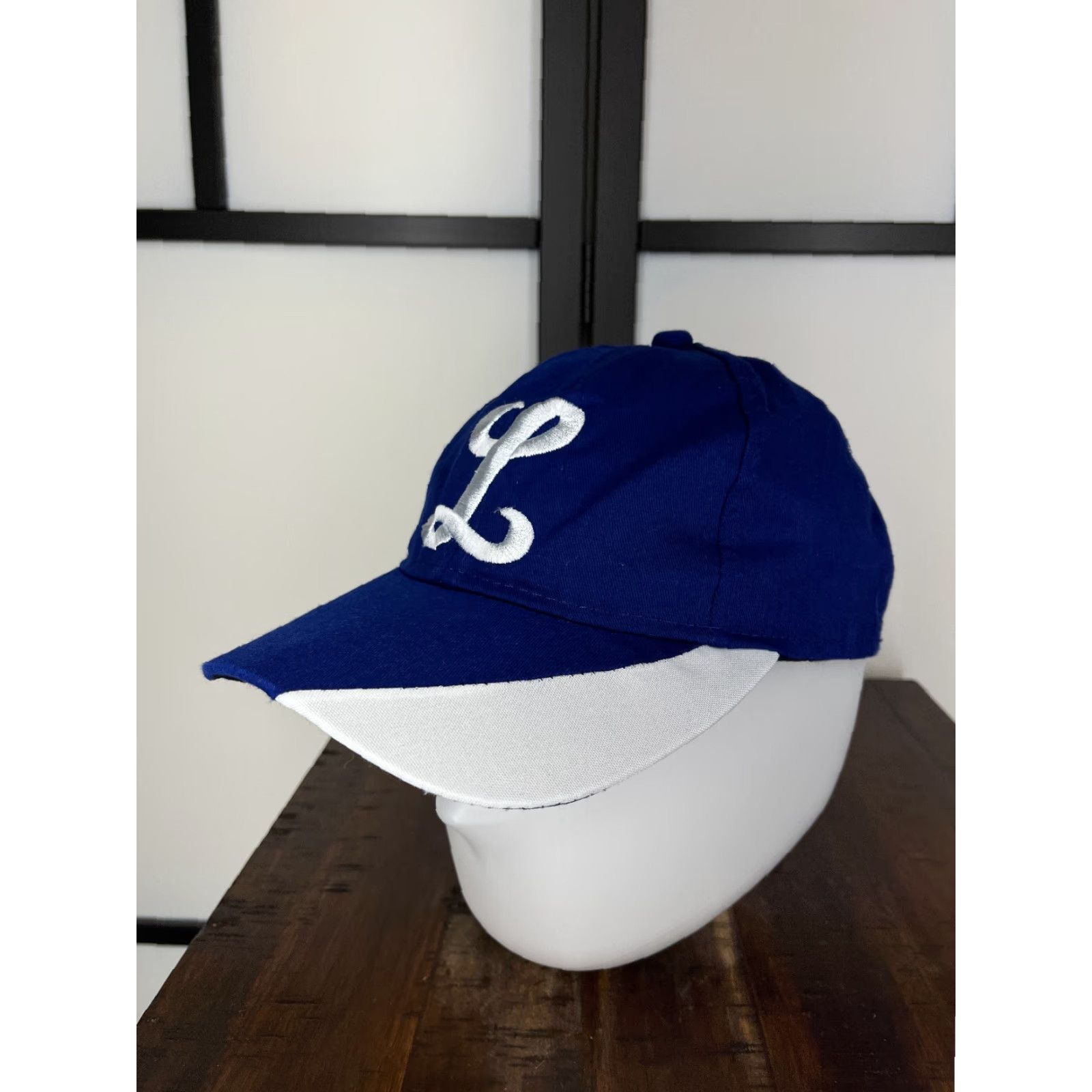 Vintage Unbranded Embroidered L Hat Cap Snap Back Adult One Size Blue Cotton Polyester Hat Cap Baseball Cap Adjustable Lightweight Size ONE SIZE - 4 Thumbnail