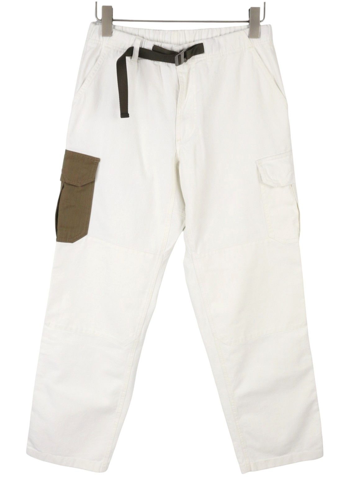 SEASE AM08 CARGO BELT W30 White Elastic Waist 89918 Size US 30 / EU 46 - 2 Thumbnail