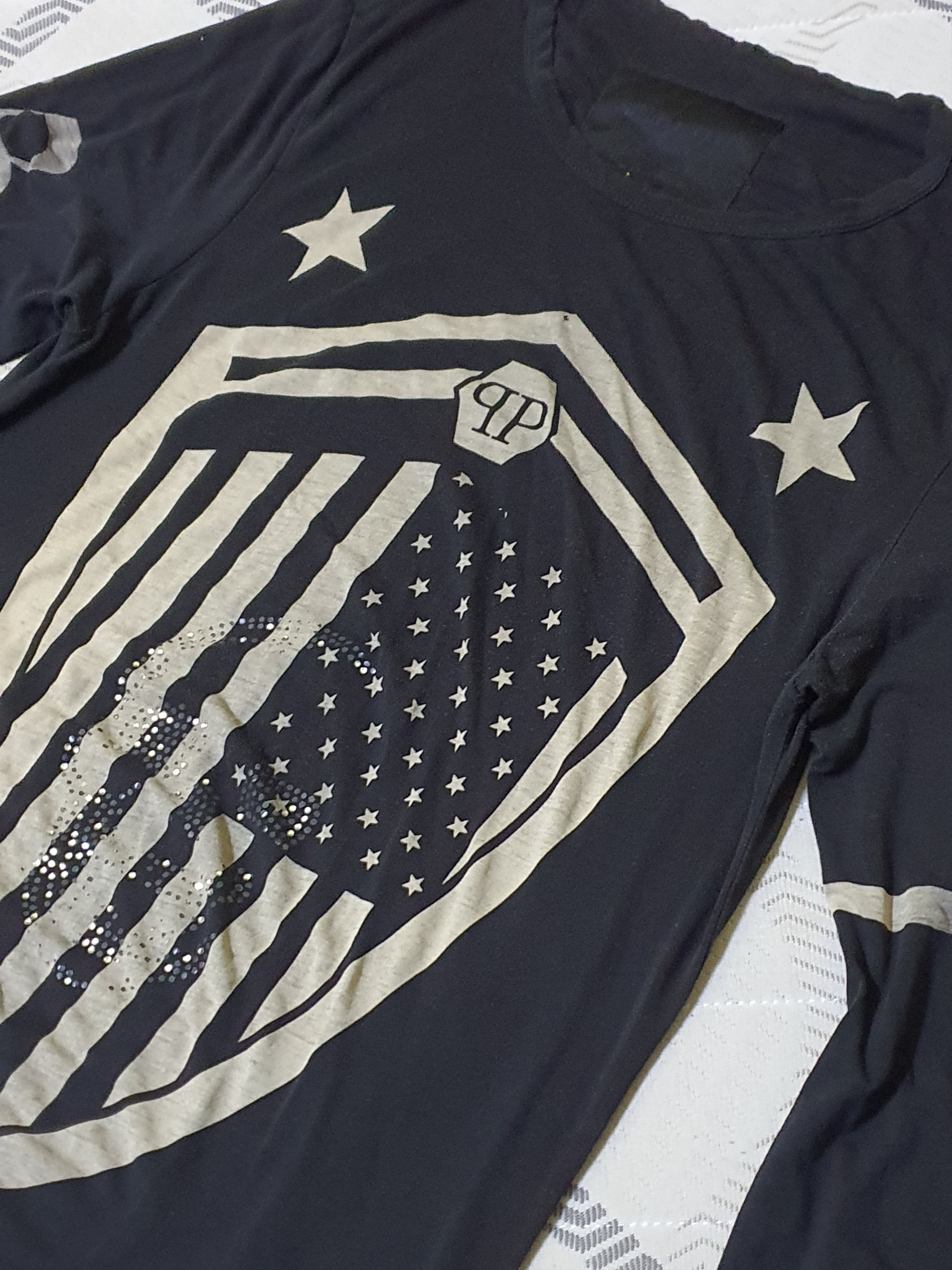 Philipp Plein Philipp Plein Homme - Stars & Stripes Longsleeve Size US S / EU 44-46 / 1 - 4 Thumbnail