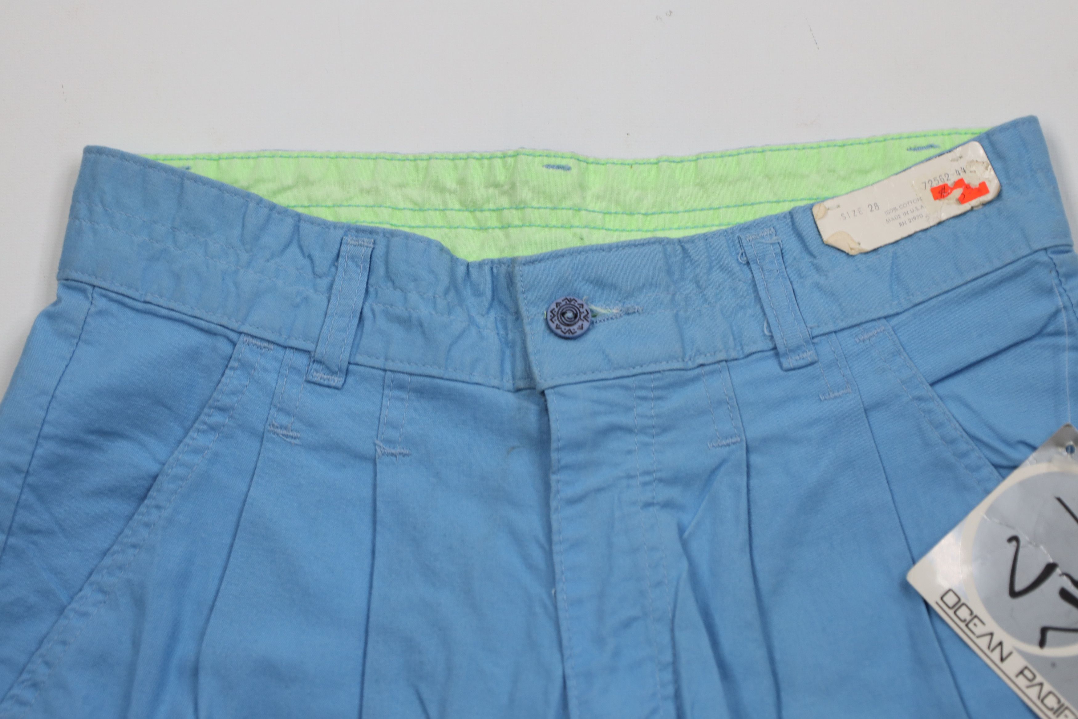 Ocean Pacific Deadstock Vtg 90s Ocean Pacific Surfing Flip Cuff Shorts USA Size US 28 / EU 44 - 2 Thumbnail