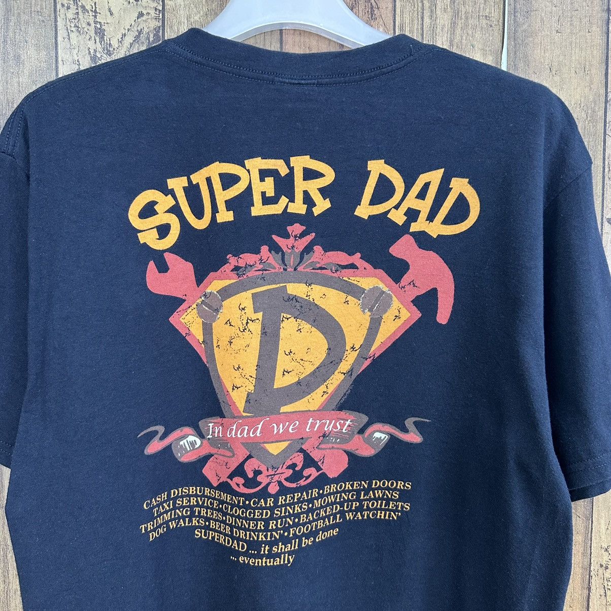 Vintage Super Dad Crazy Shirts Faded Summer Tshirt A768 Size US M / EU 48-50 / 2 - 2 Thumbnail