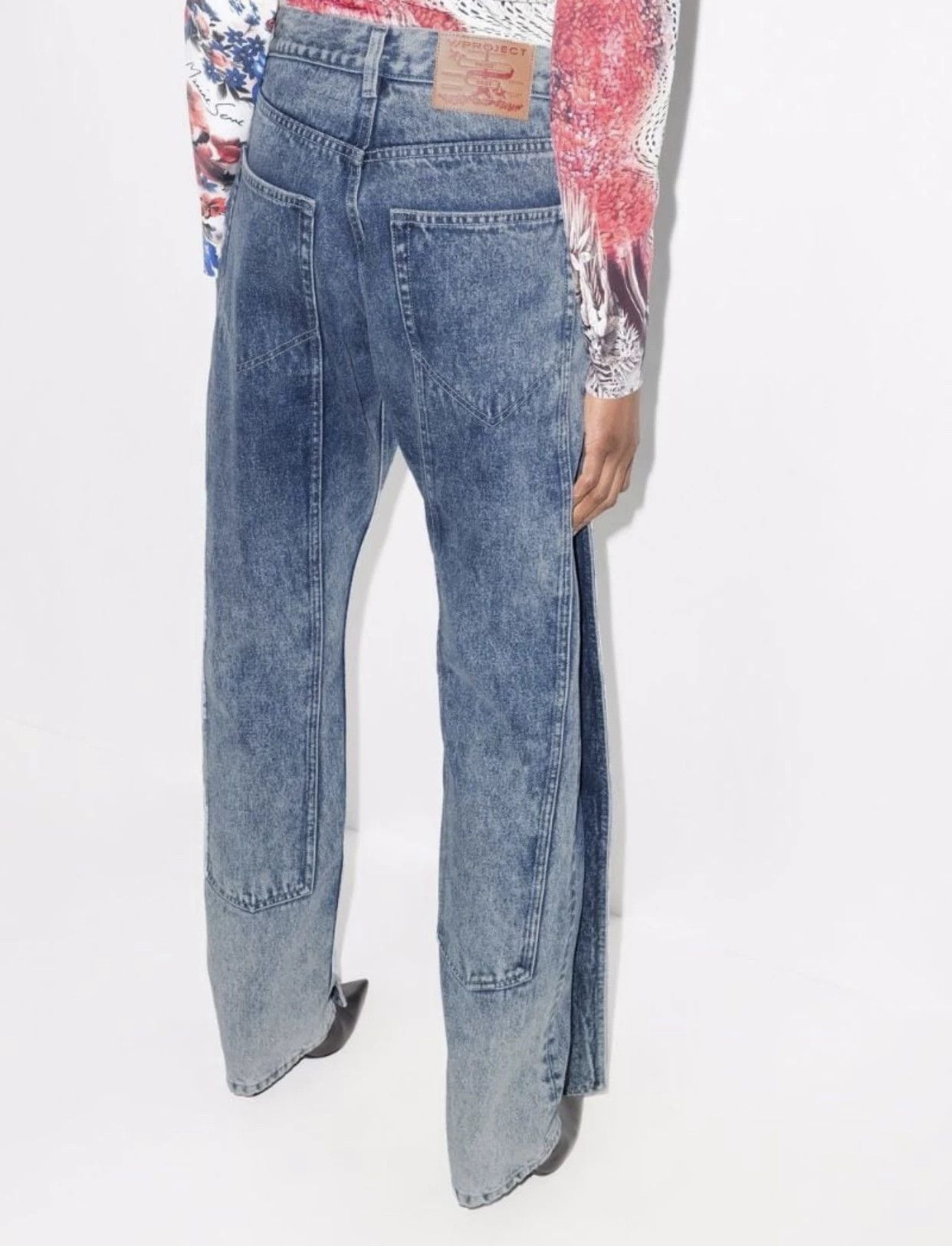 Y/Project Y/project Double Layer Panel Jeans Unisex 26-33 Size 26" / US 2 / IT 38 - 3 Thumbnail